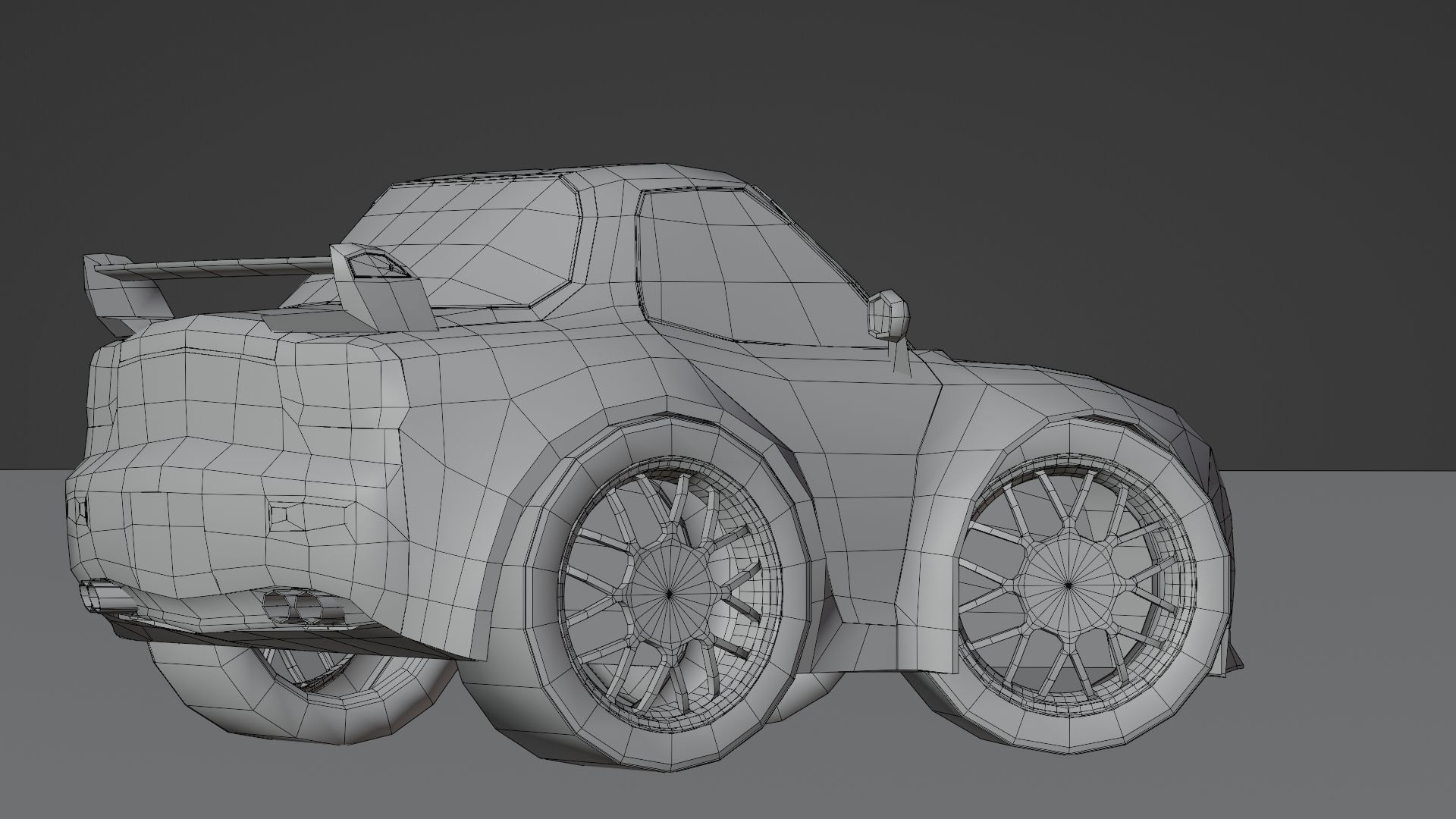 Stylized Car Pack Low-Poly Game Ready PBR Low-poly 3D model_38