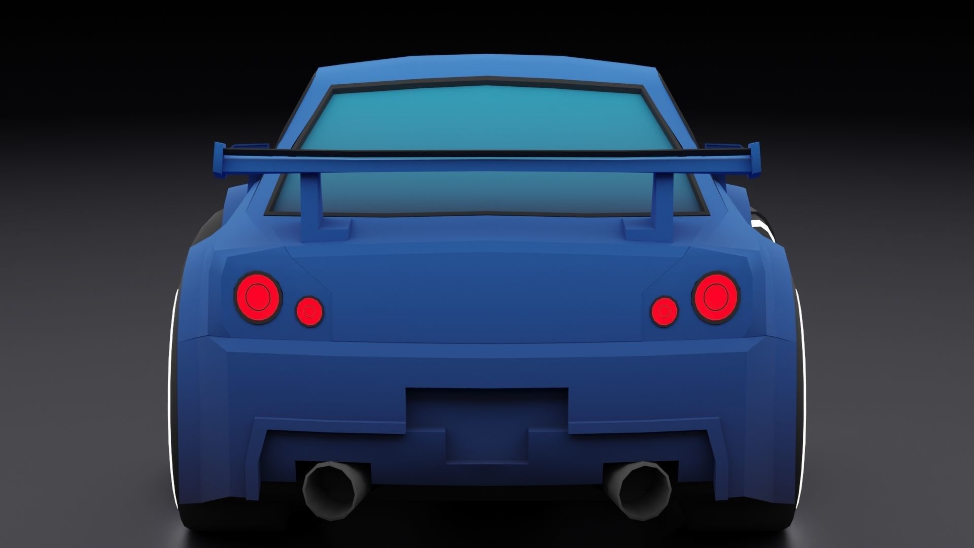 Stylized Car Pack Low-Poly Game Ready PBR Low-poly 3D model_78