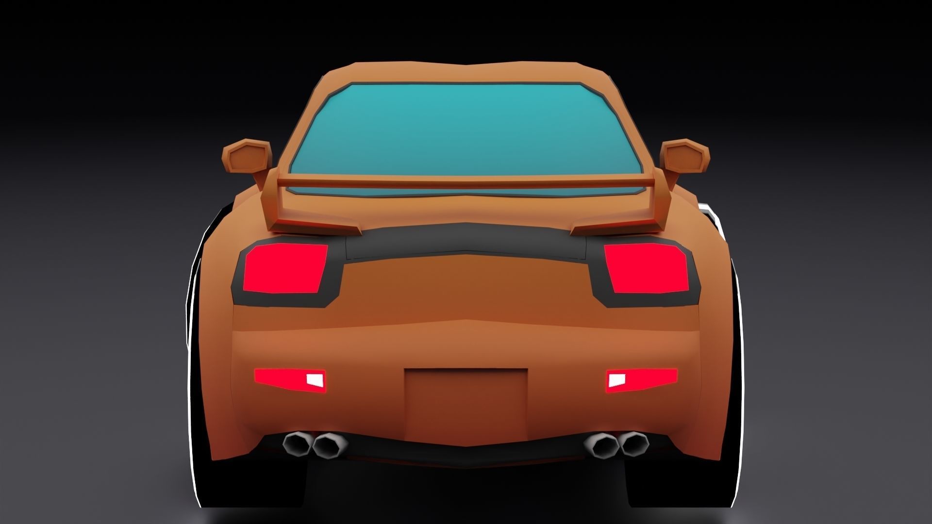Stylized Car Pack Low-Poly Game Ready PBR Low-poly 3D model_33