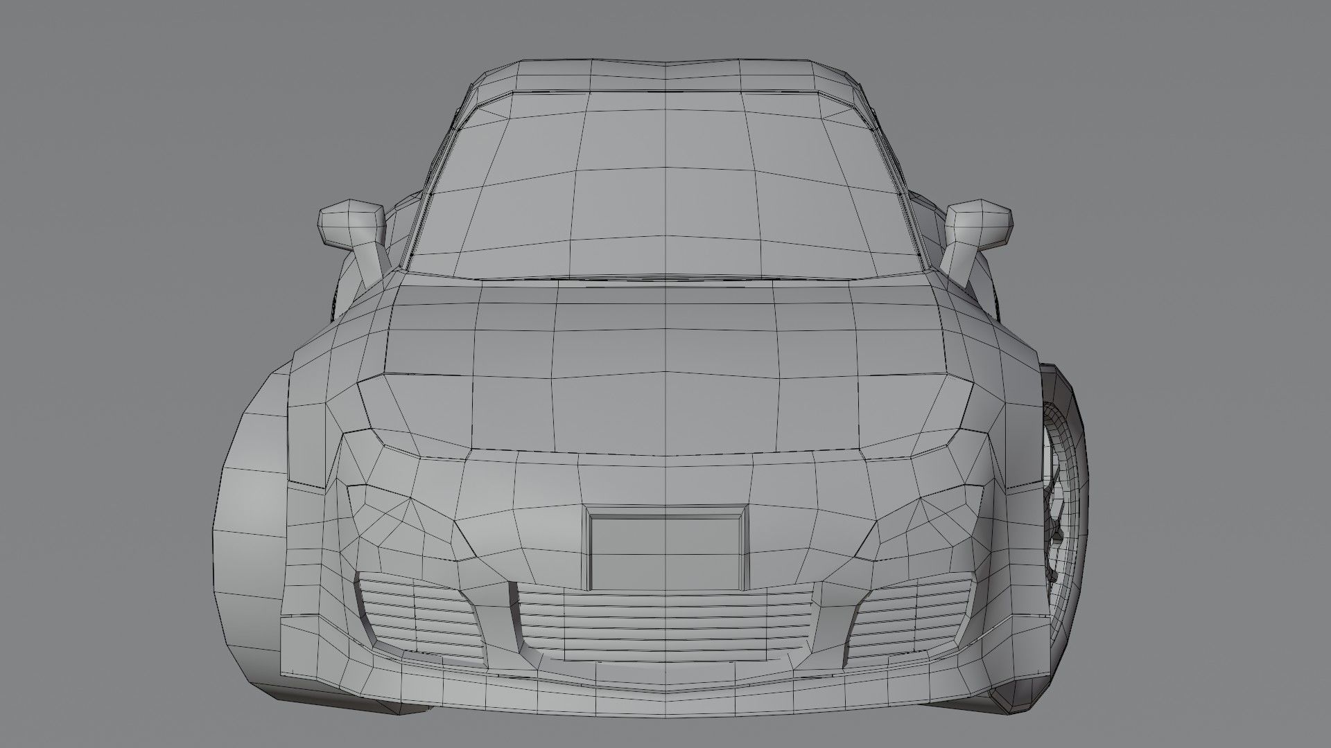 Stylized Car Pack Low-Poly Game Ready PBR Low-poly 3D model_36