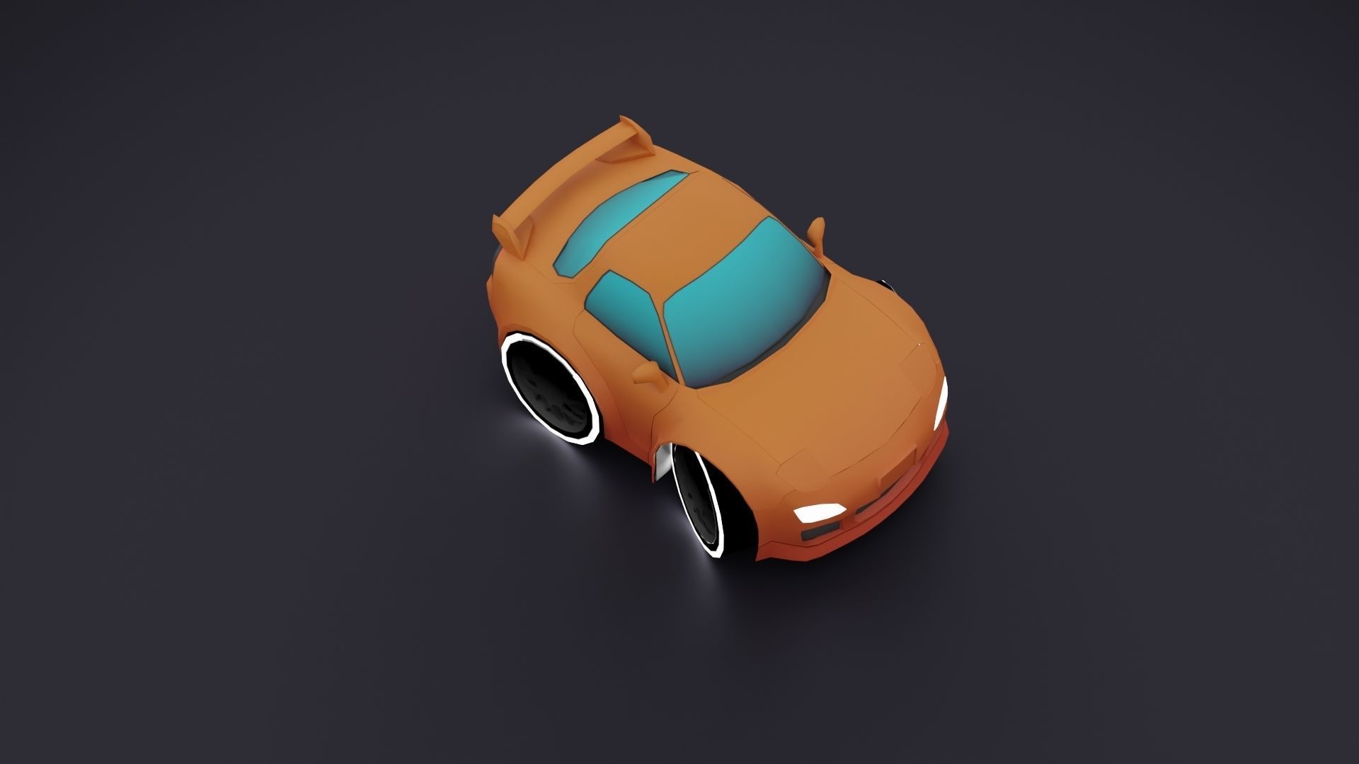 Stylized Car Pack Low-Poly Game Ready PBR Low-poly 3D model_41