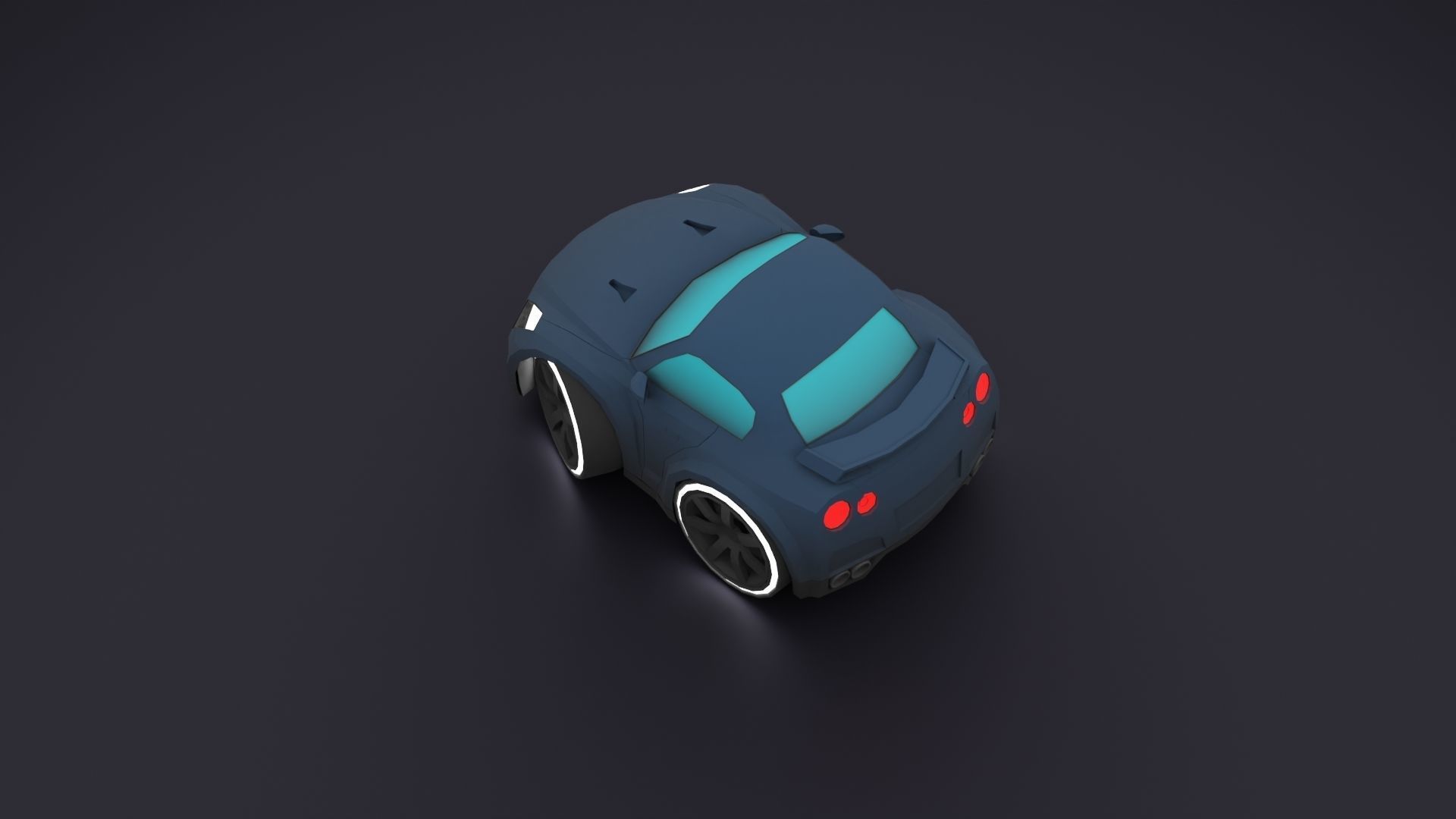 Stylized Car Pack Low-Poly Game Ready PBR Low-poly 3D model_54