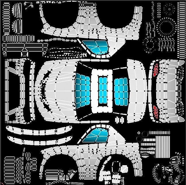 Stylized Car Pack Low-Poly Game Ready PBR Low-poly 3D model_28