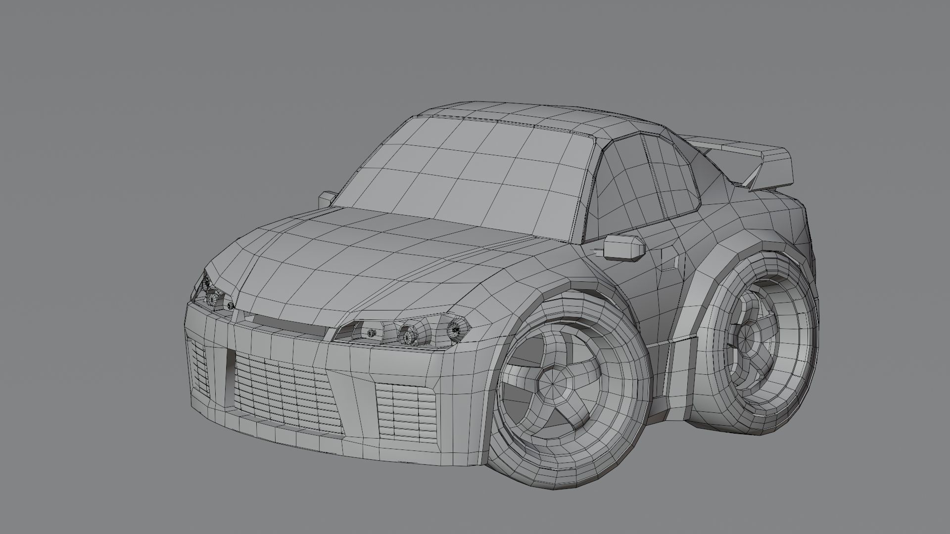 Stylized Car Pack Low-Poly Game Ready PBR Low-poly 3D model_60