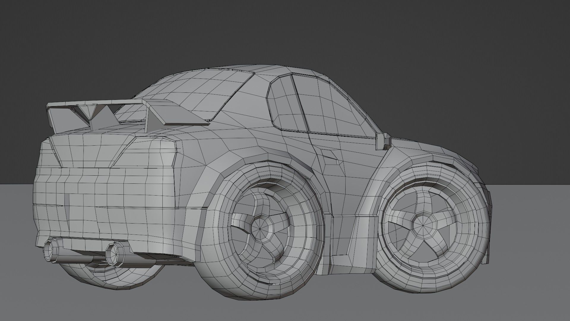 Stylized Car Pack Low-Poly Game Ready PBR Low-poly 3D model_68