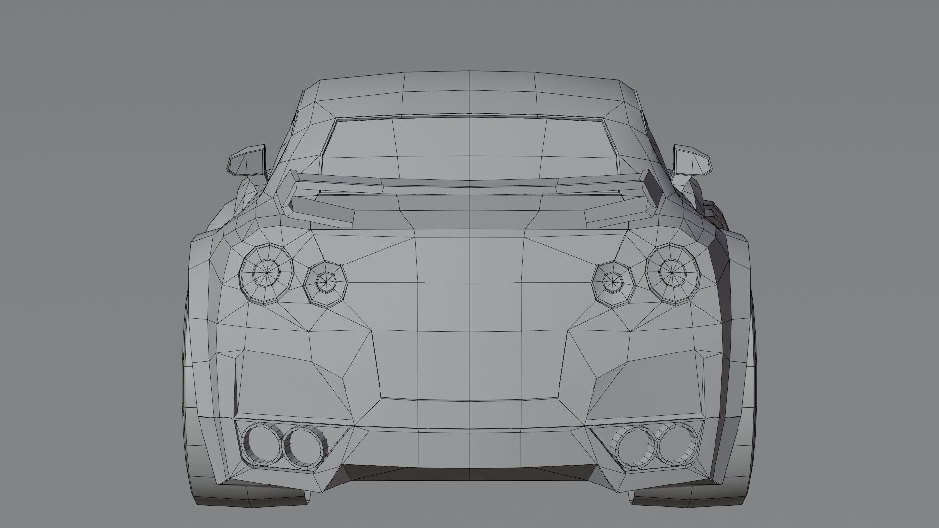 Stylized Car Pack Low-Poly Game Ready PBR Low-poly 3D model_49