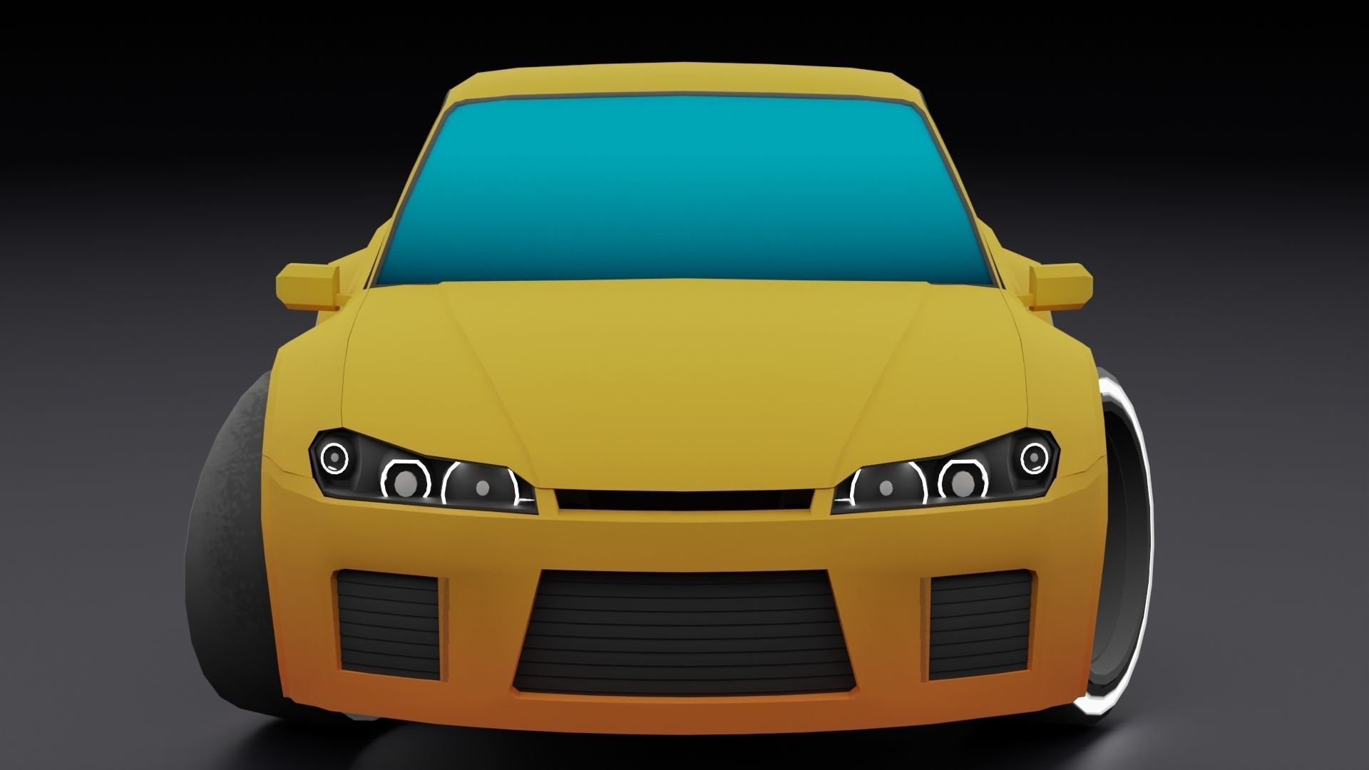 Stylized Car Pack Low-Poly Game Ready PBR Low-poly 3D model_65