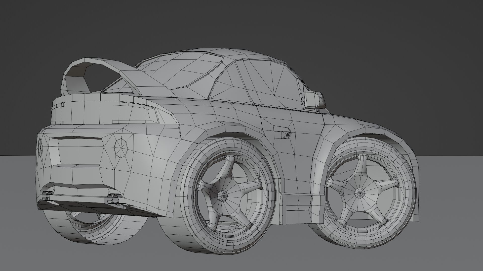 Stylized Car Pack Low-Poly Game Ready PBR Low-poly 3D model_101