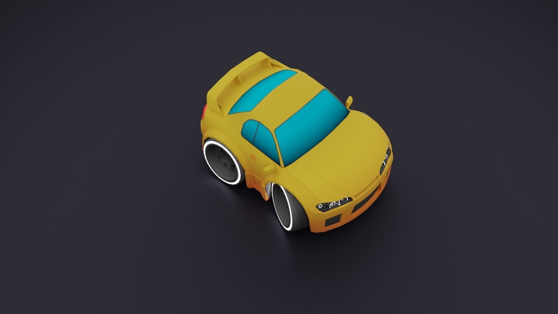 Stylized Car Pack Low-Poly Game Ready PBR Low-poly 3D model_71
