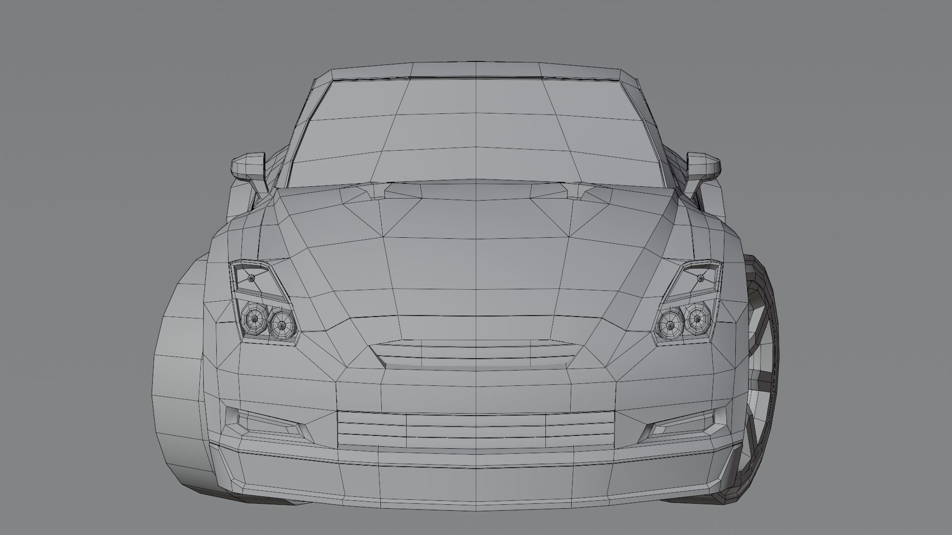 Stylized Car Pack Low-Poly Game Ready PBR Low-poly 3D model_51