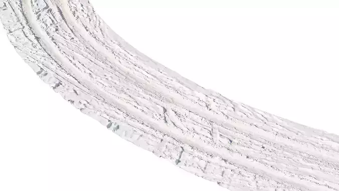 Thawed snow road Hq Scan