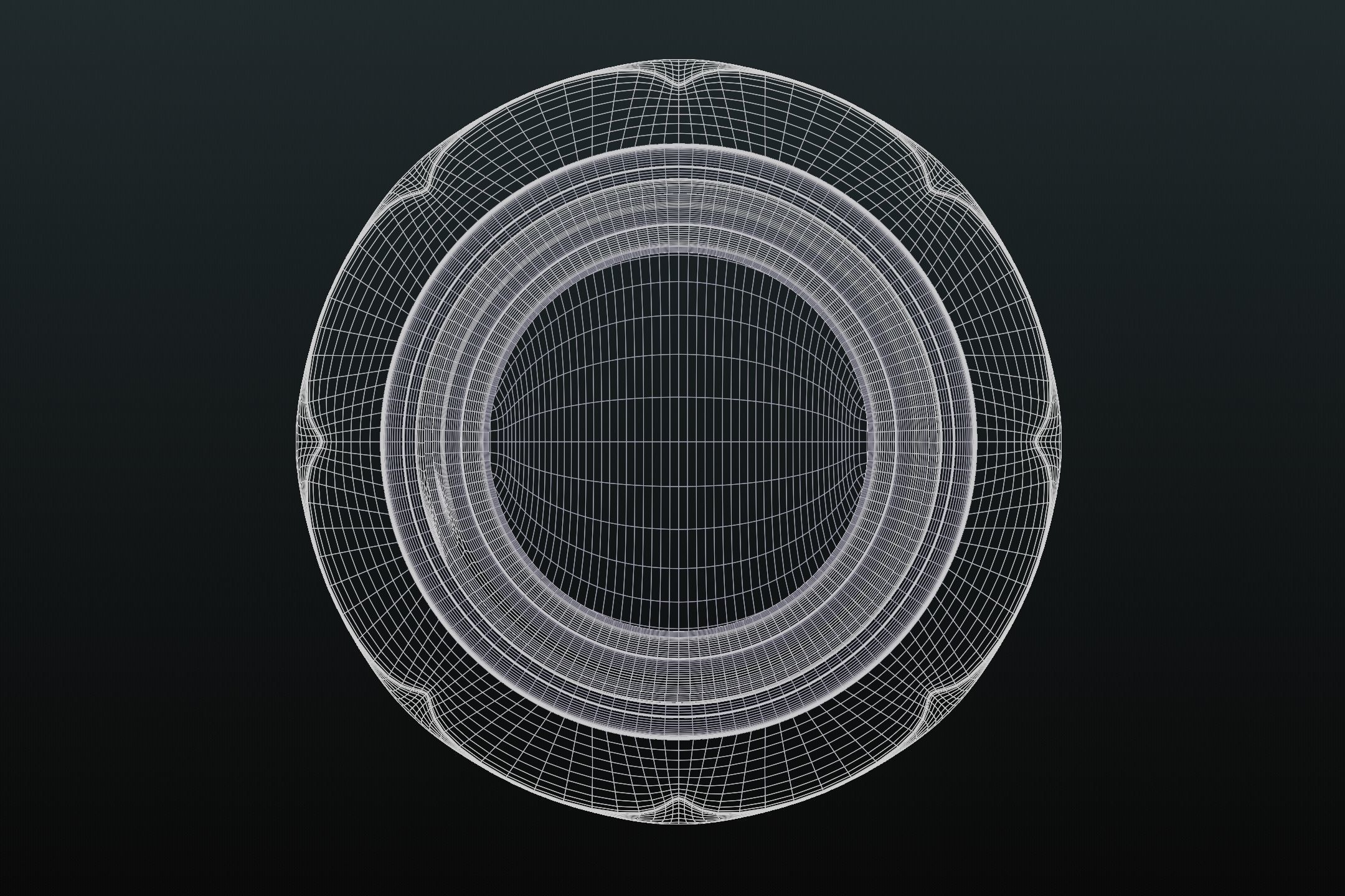 Simple Thermos Bottle with Cup and Stopper Free 3D model_4