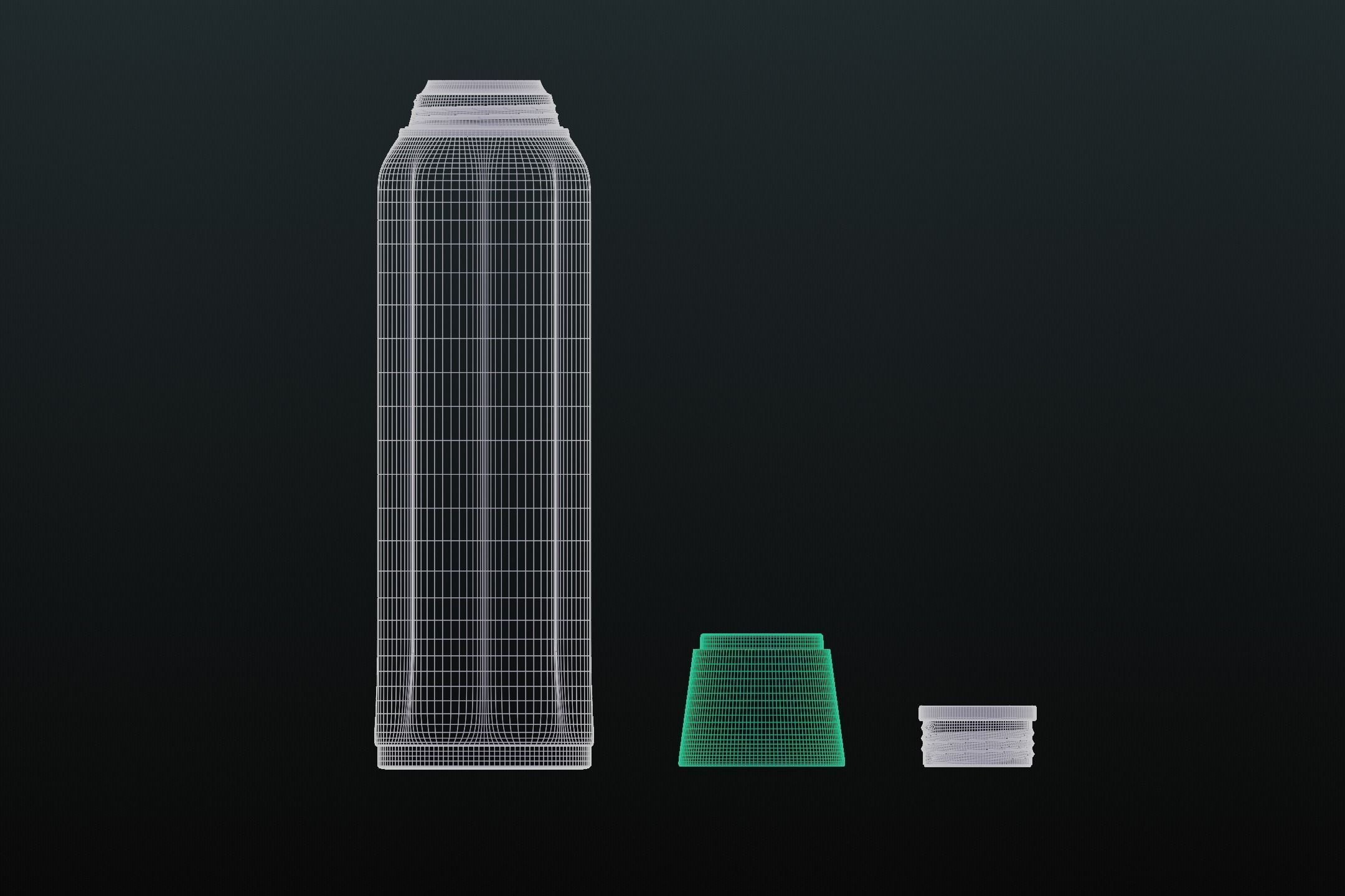 Simple Thermos Bottle with Cup and Stopper Free 3D model_3