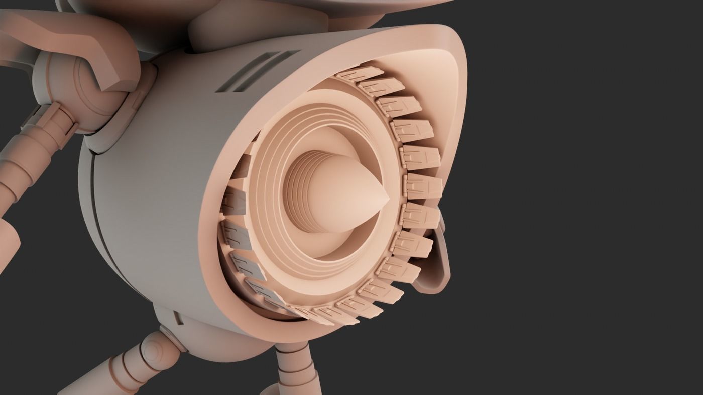 Metal Sonic RIG Free 3D model_12