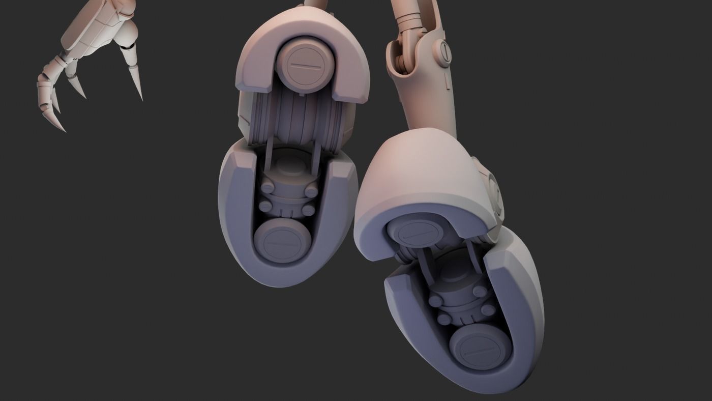 Metal Sonic RIG Free 3D model_13