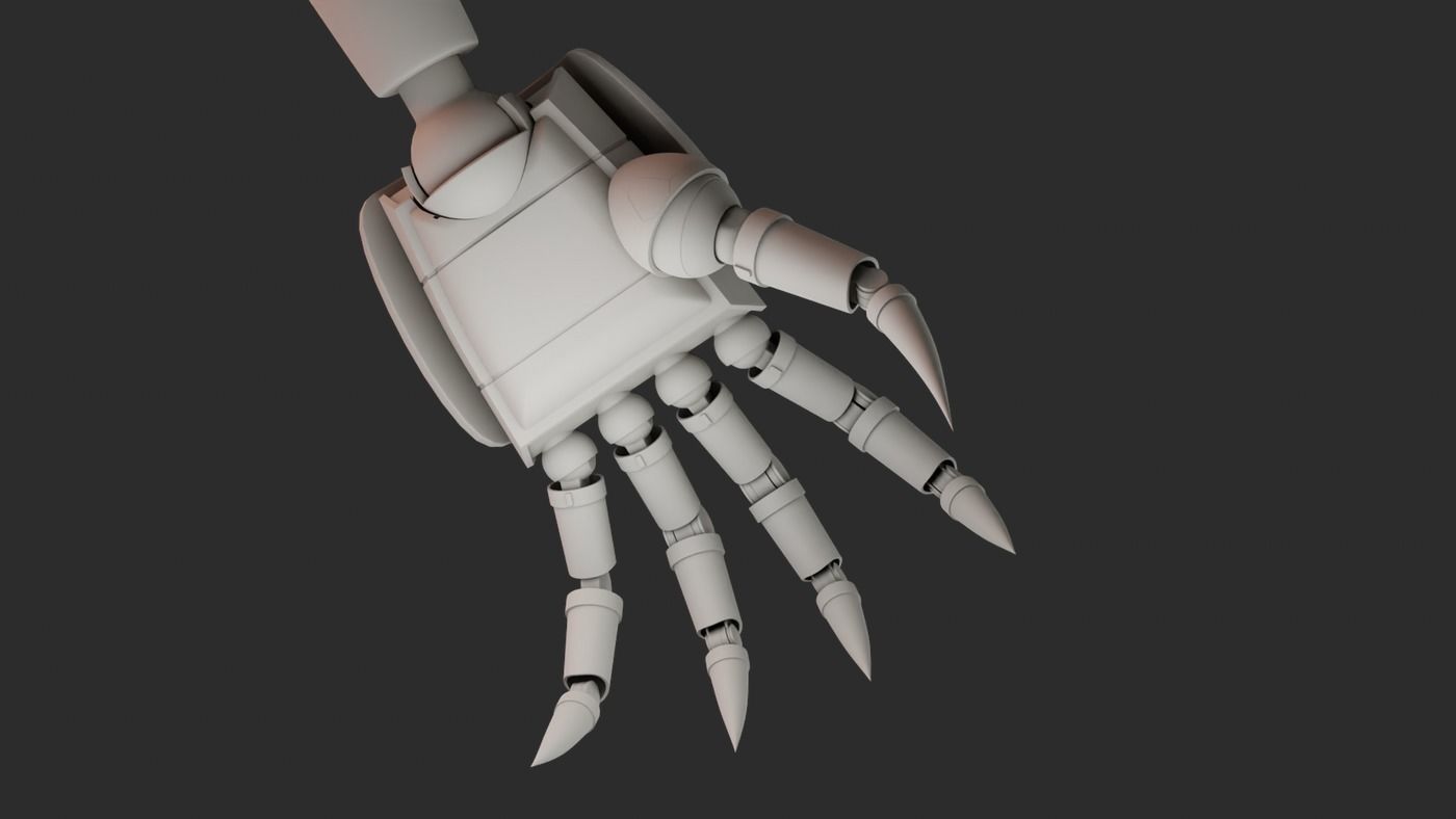 Metal Sonic RIG Free 3D model_14