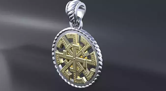 Ancient slavic nordic symbol 3D print  or CNC model 