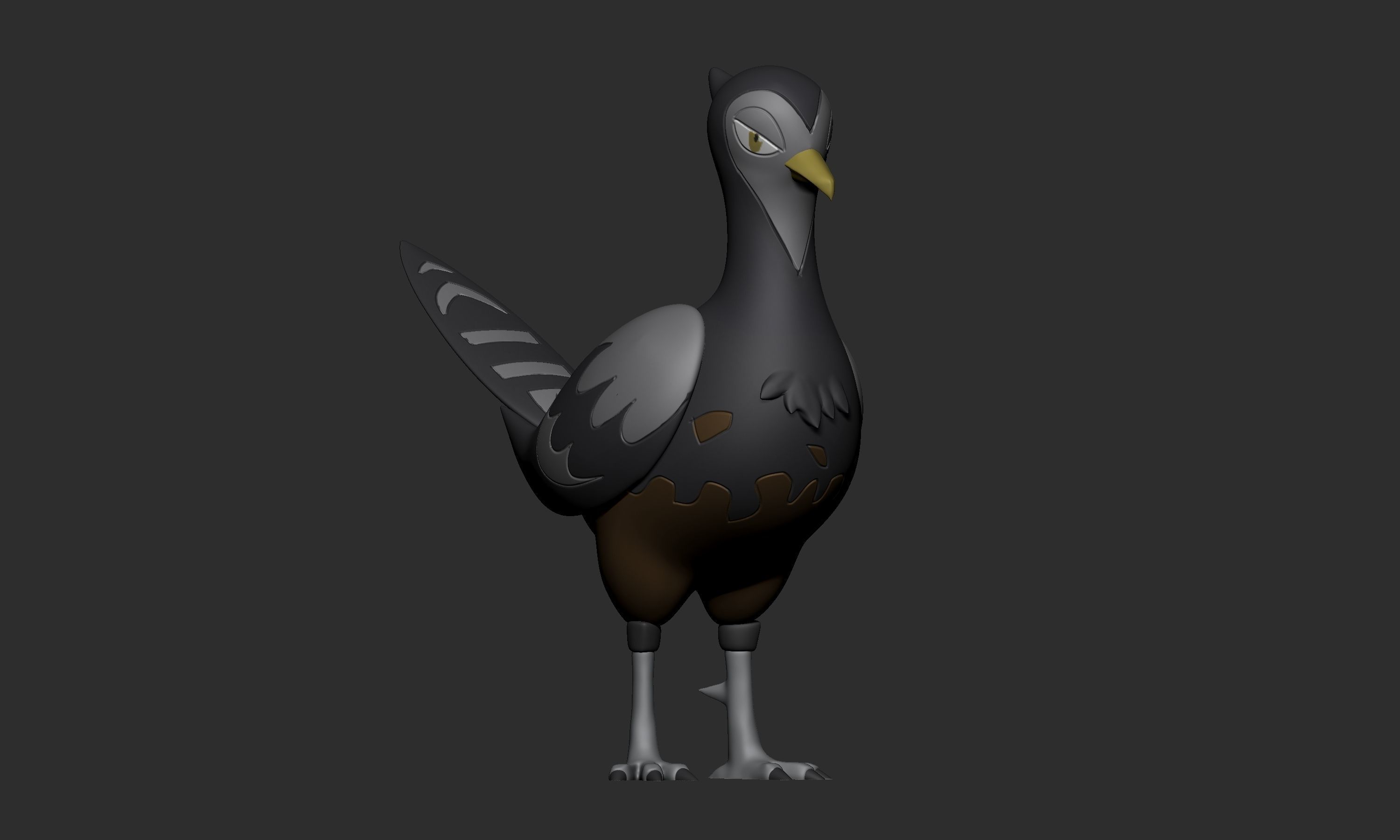 Pokemon - Pidove Tranquill and Unfezant  3D print model_26