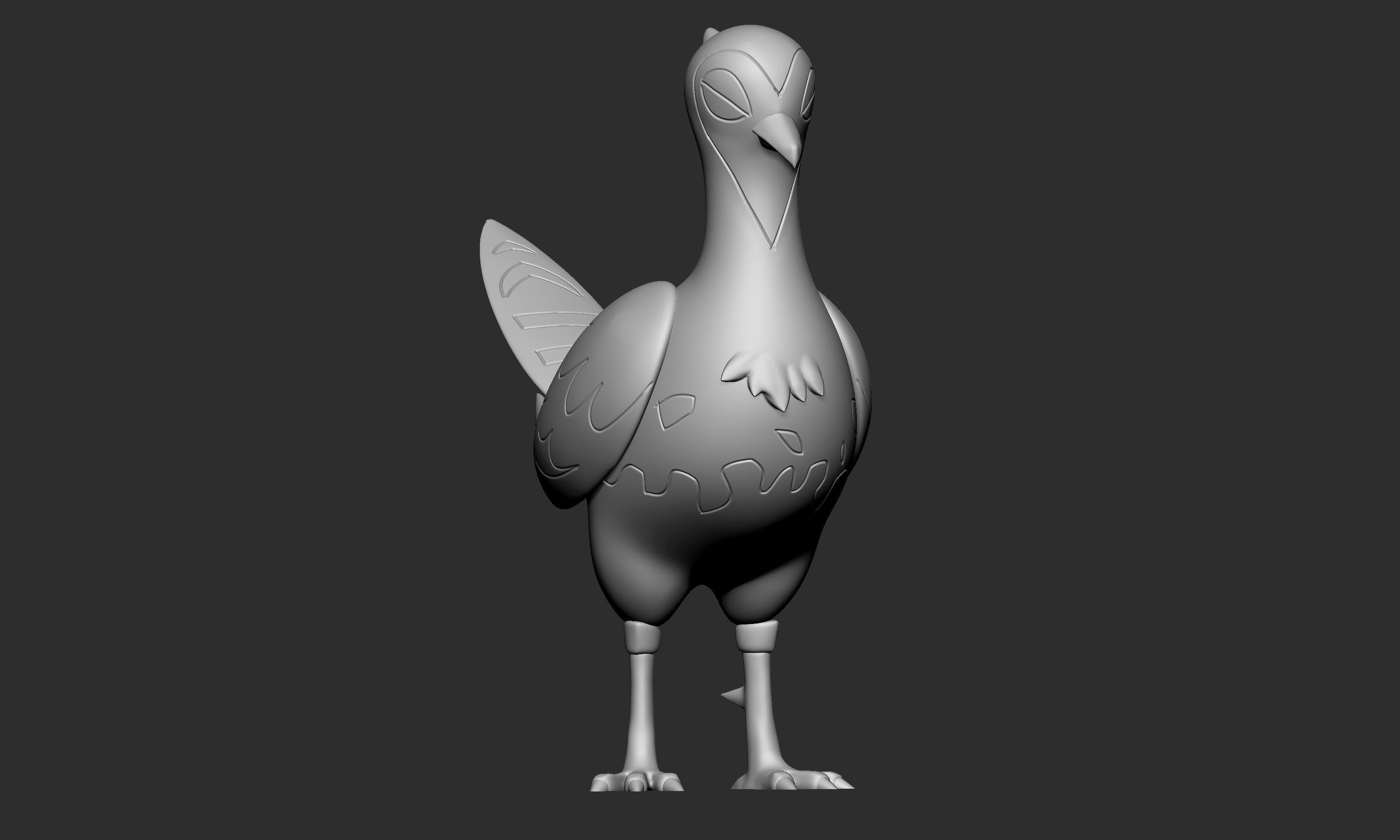 Pokemon - Pidove Tranquill and Unfezant  3D print model_24