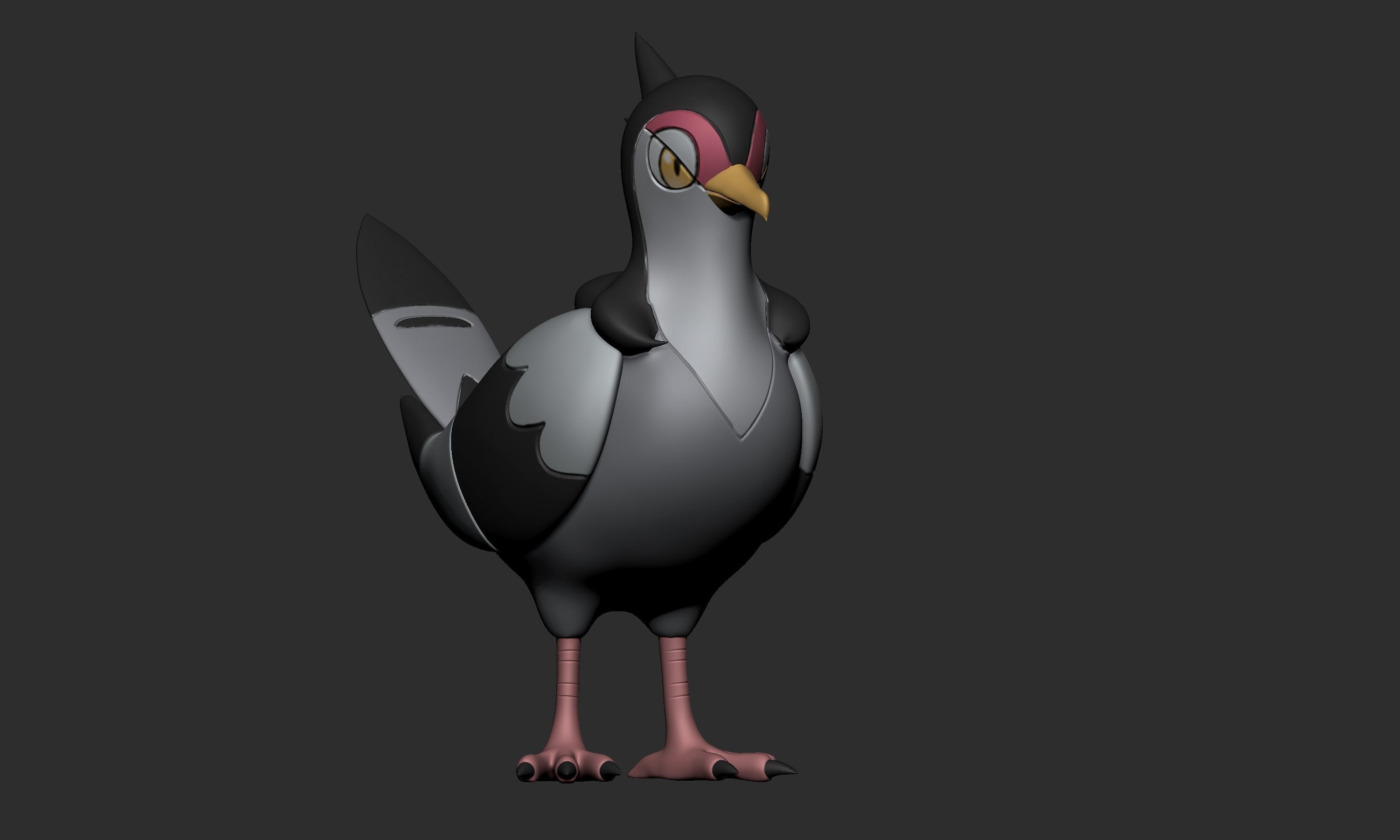Pokemon - Pidove Tranquill and Unfezant  3D print model_13