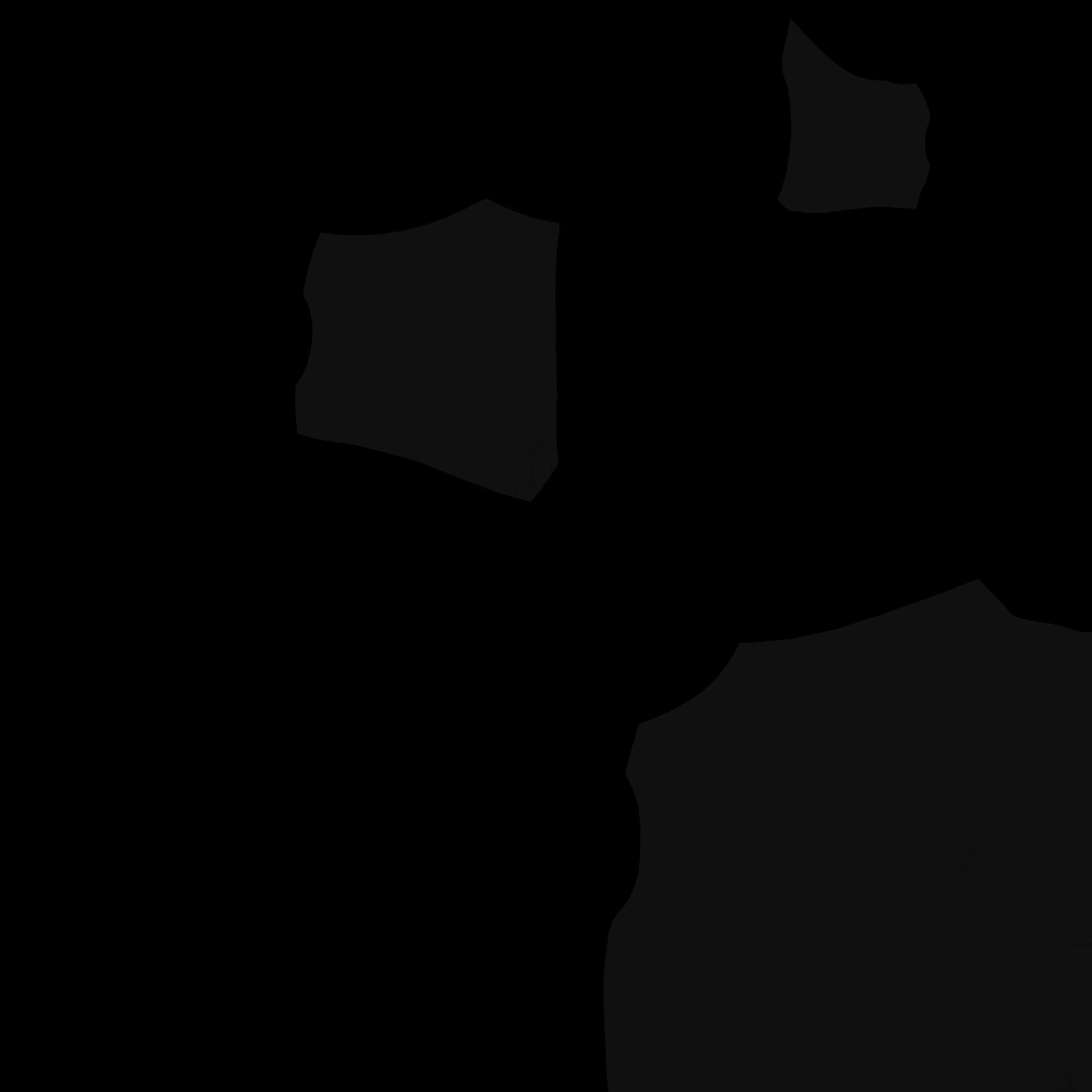 Fantasy Mushroom A06 Blue Orange - Scene Backdrop Design Low-poly 3D model_23