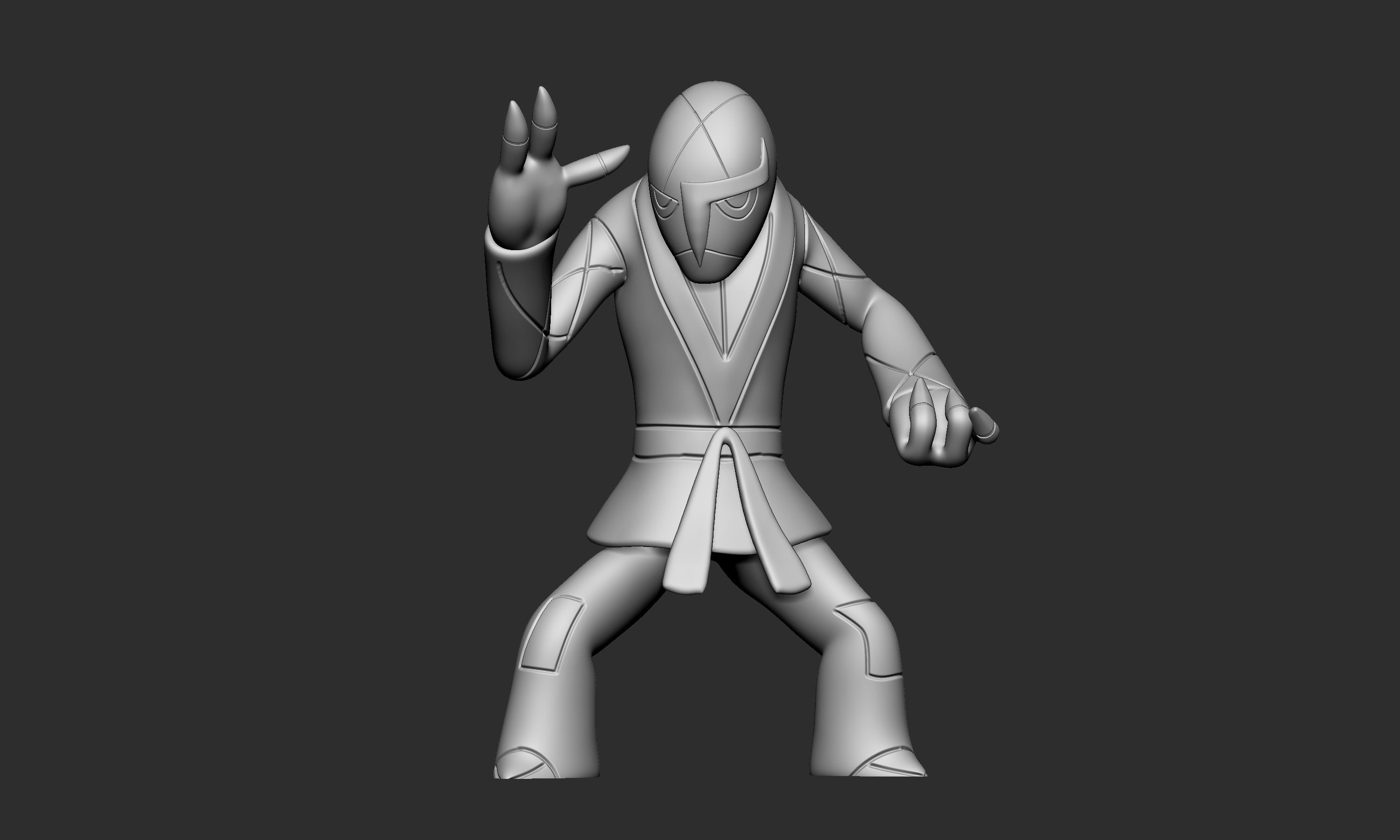 Pokemon - Sawk 3D print model_5