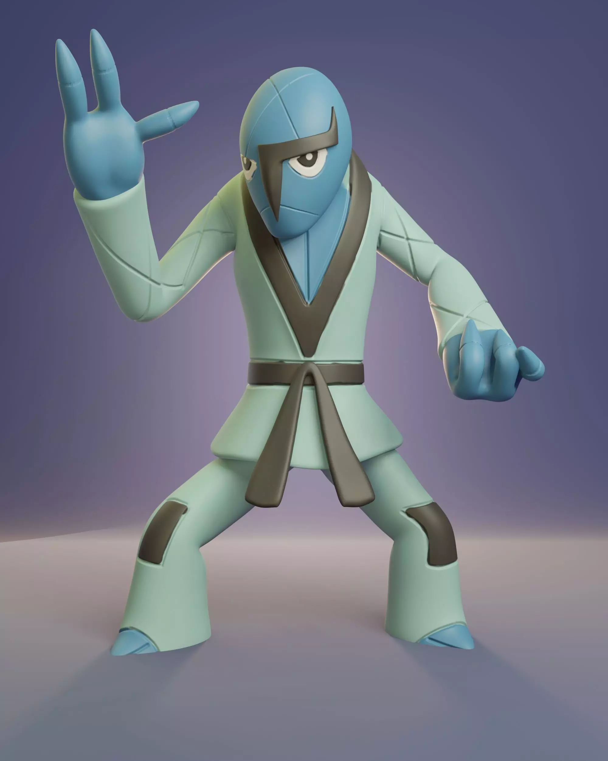 Pokemon - Sawk 3D print model_0