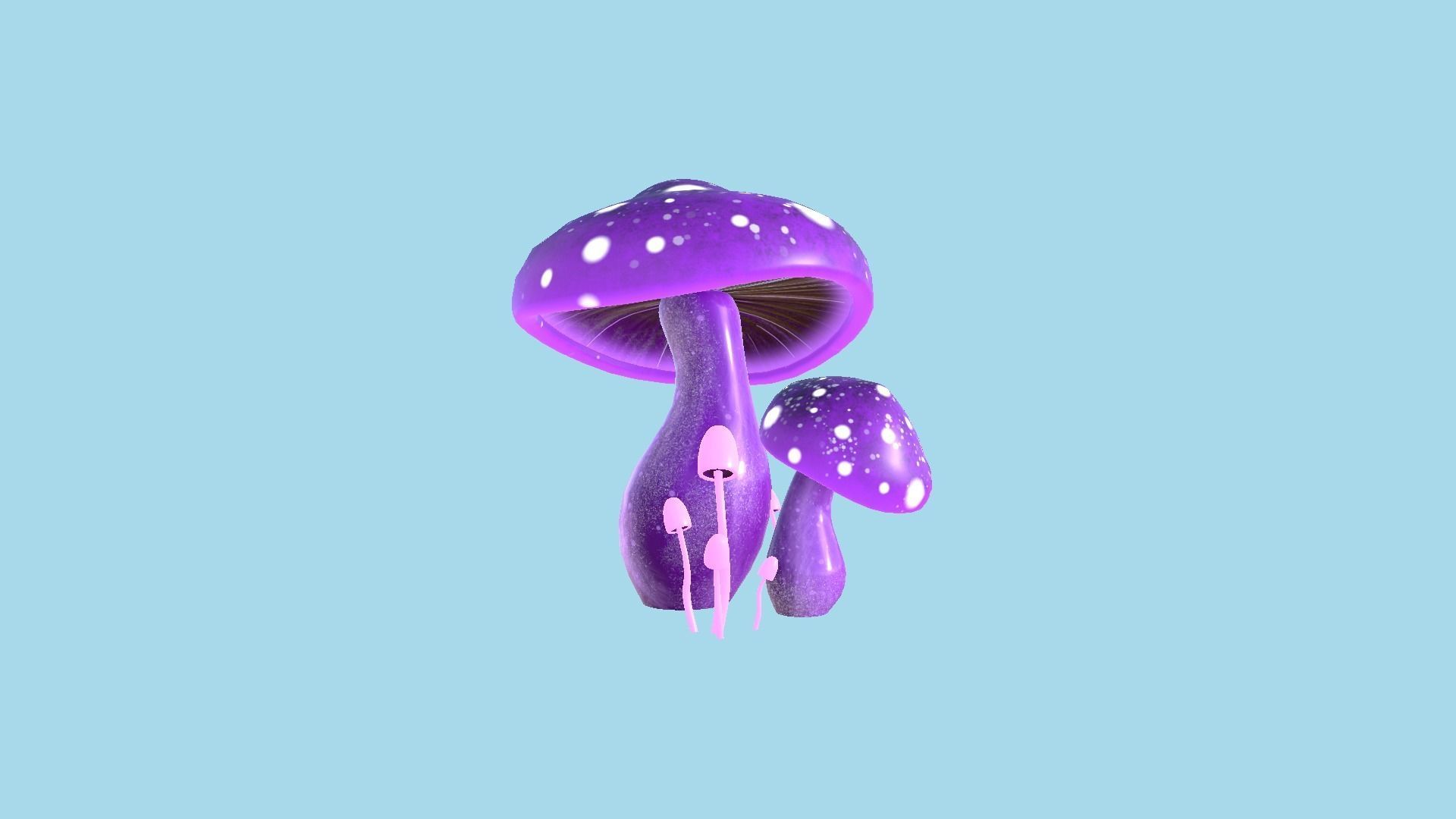 10 Fantasy Mushroom A Collection - Scene Backdrop Design _57