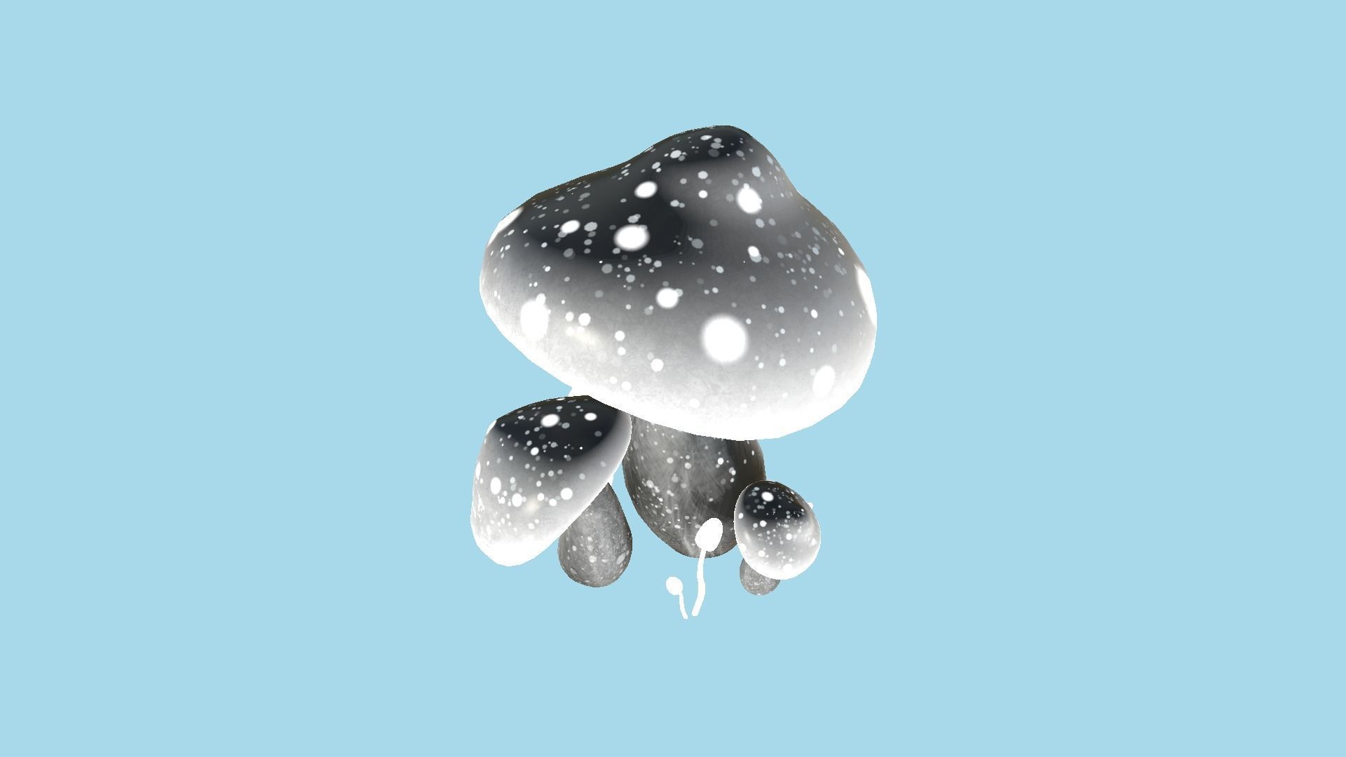 10 Fantasy Mushroom A Collection - Scene Backdrop Design _49