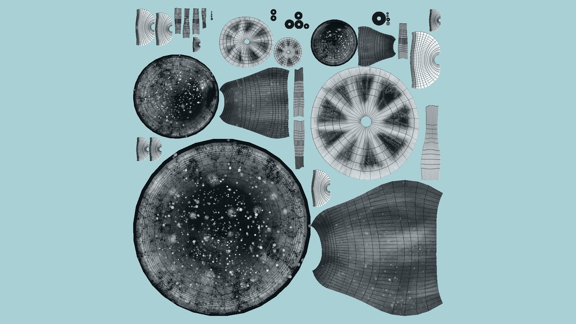 10 Fantasy Mushroom A Collection - Scene Backdrop Design _82