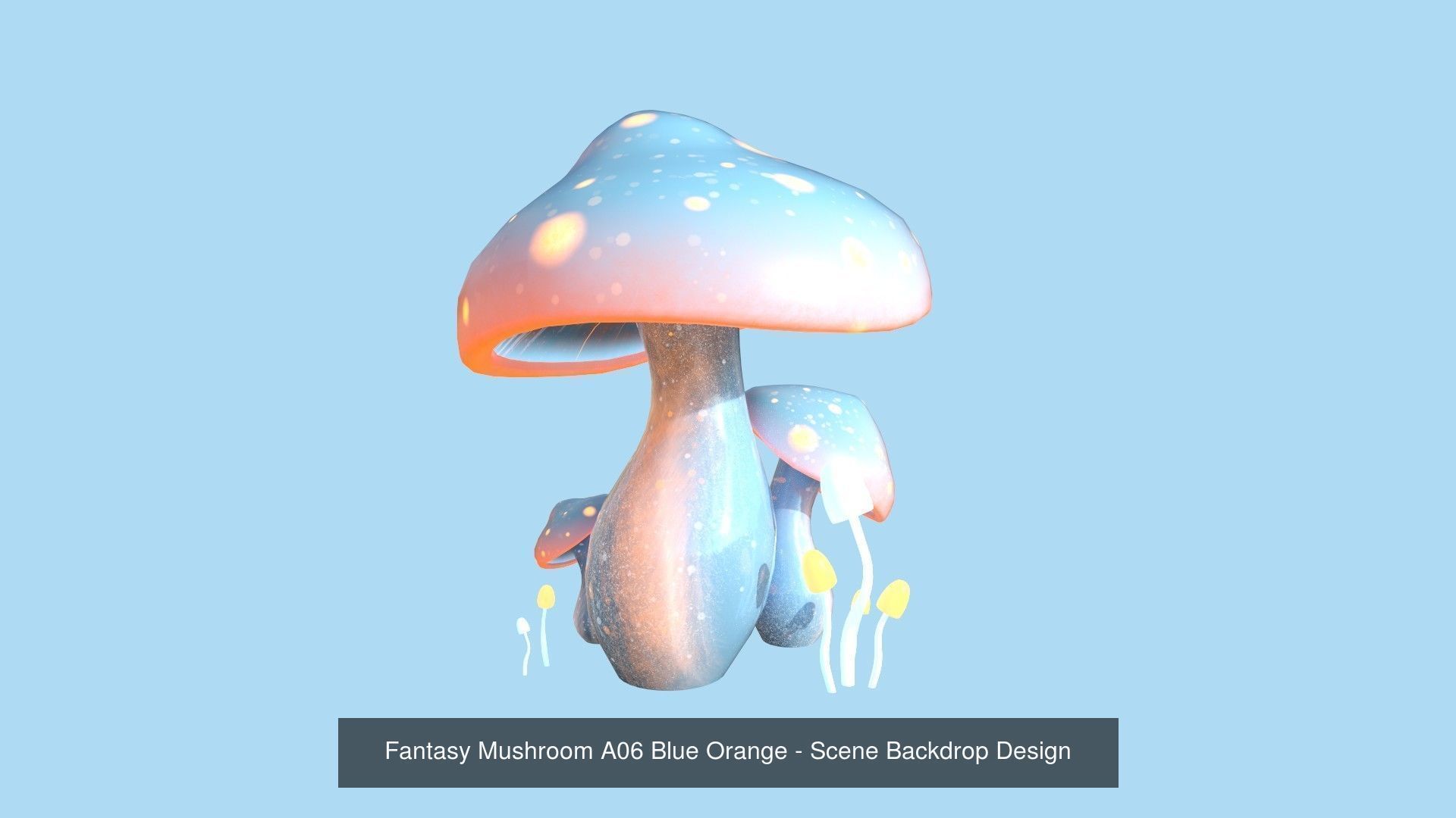 10 Fantasy Mushroom A Collection - Scene Backdrop Design _6