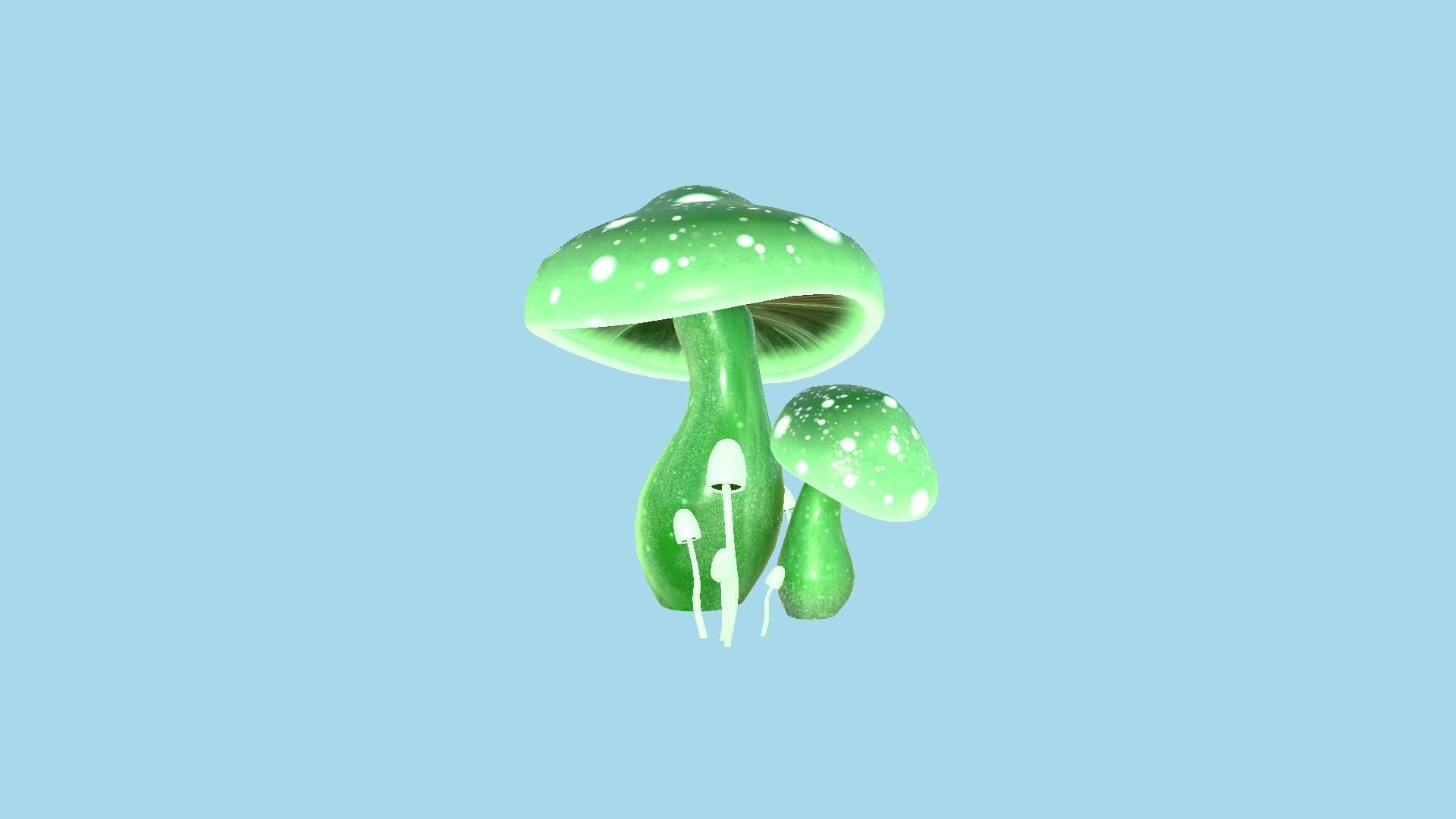 10 Fantasy Mushroom A Collection - Scene Backdrop Design _53