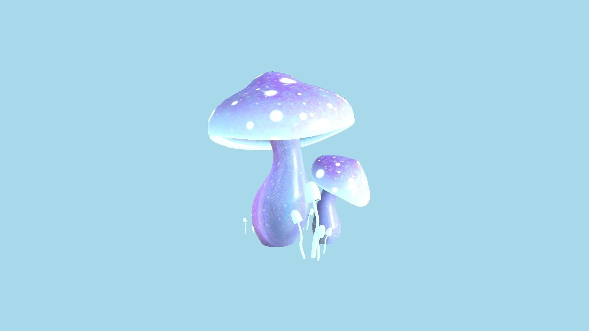 10 Fantasy Mushroom A Collection - Scene Backdrop Design _24