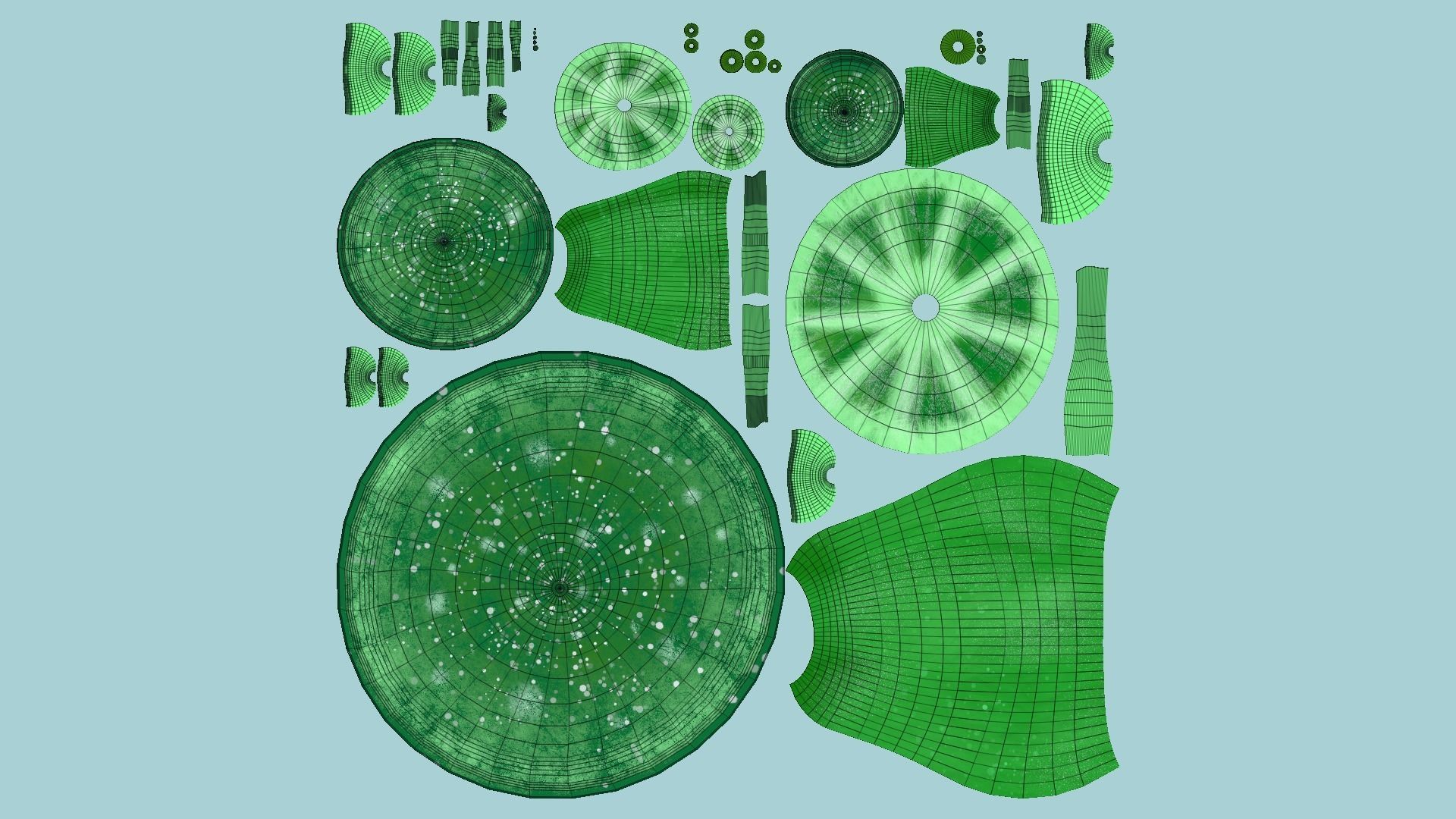 10 Fantasy Mushroom A Collection - Scene Backdrop Design _81