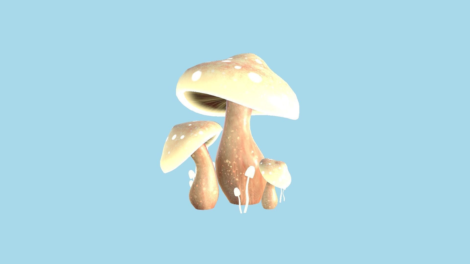 10 Fantasy Mushroom A Collection - Scene Backdrop Design _42