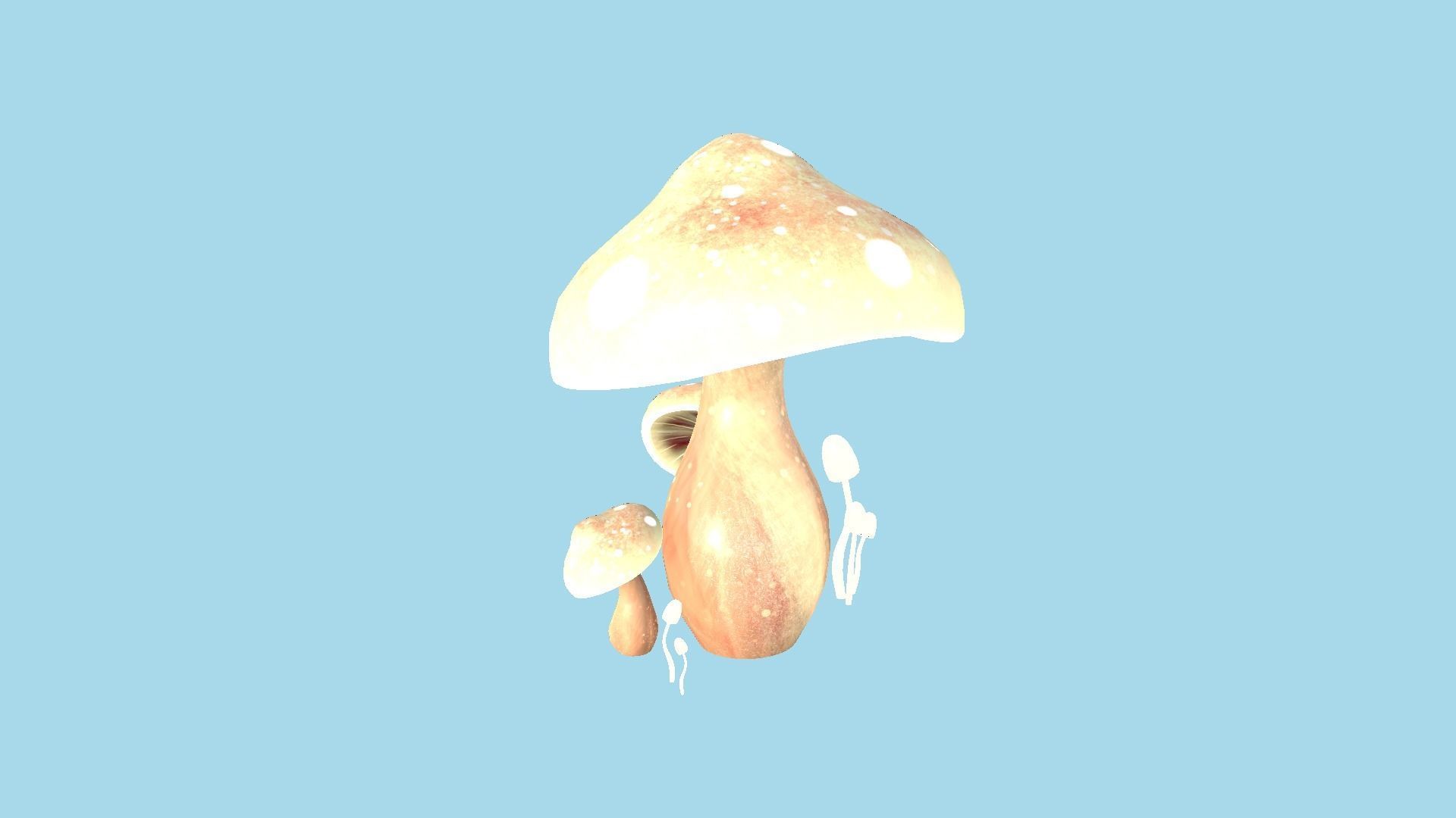 10 Fantasy Mushroom A Collection - Scene Backdrop Design _32