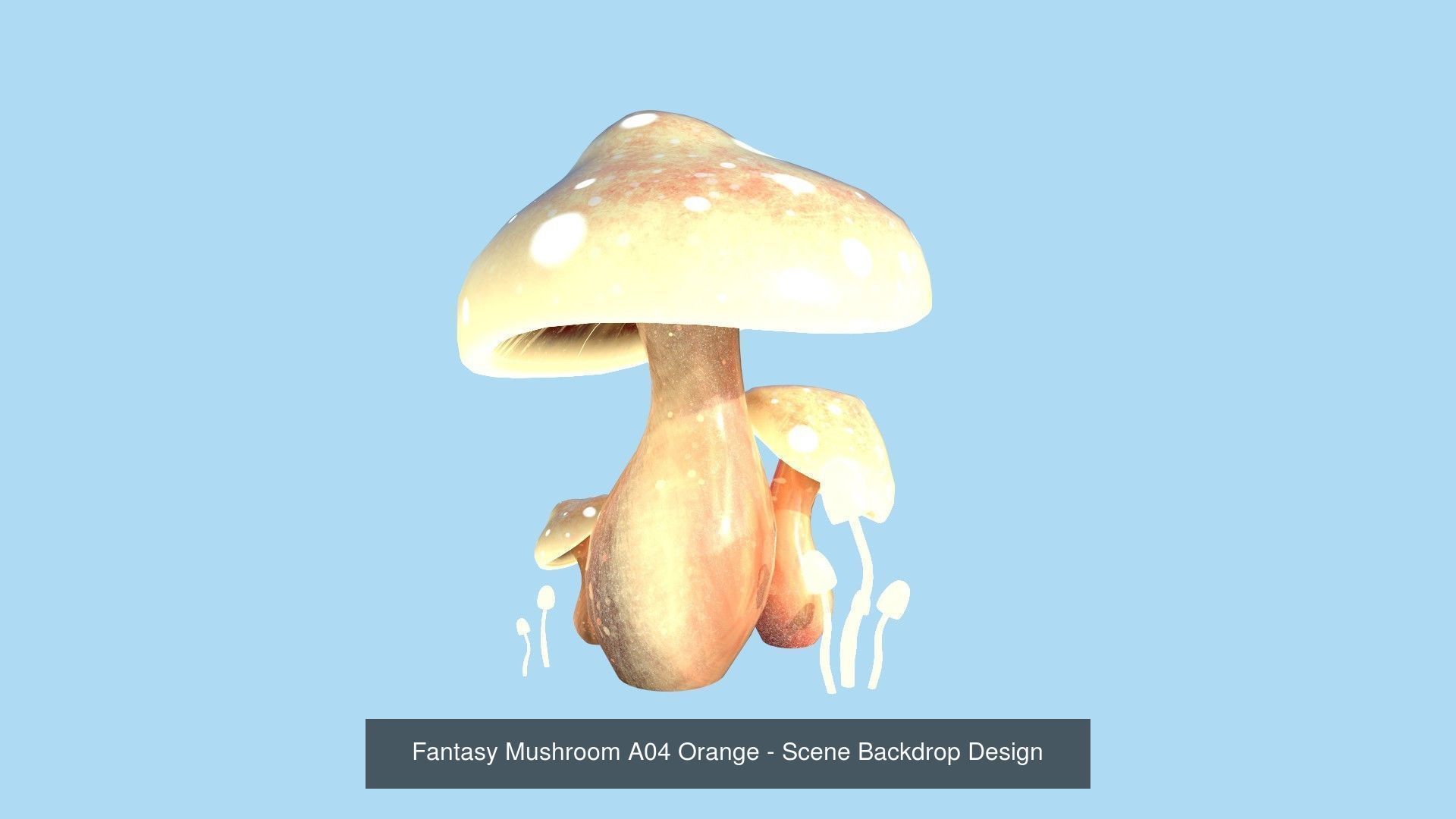 10 Fantasy Mushroom A Collection - Scene Backdrop Design _4