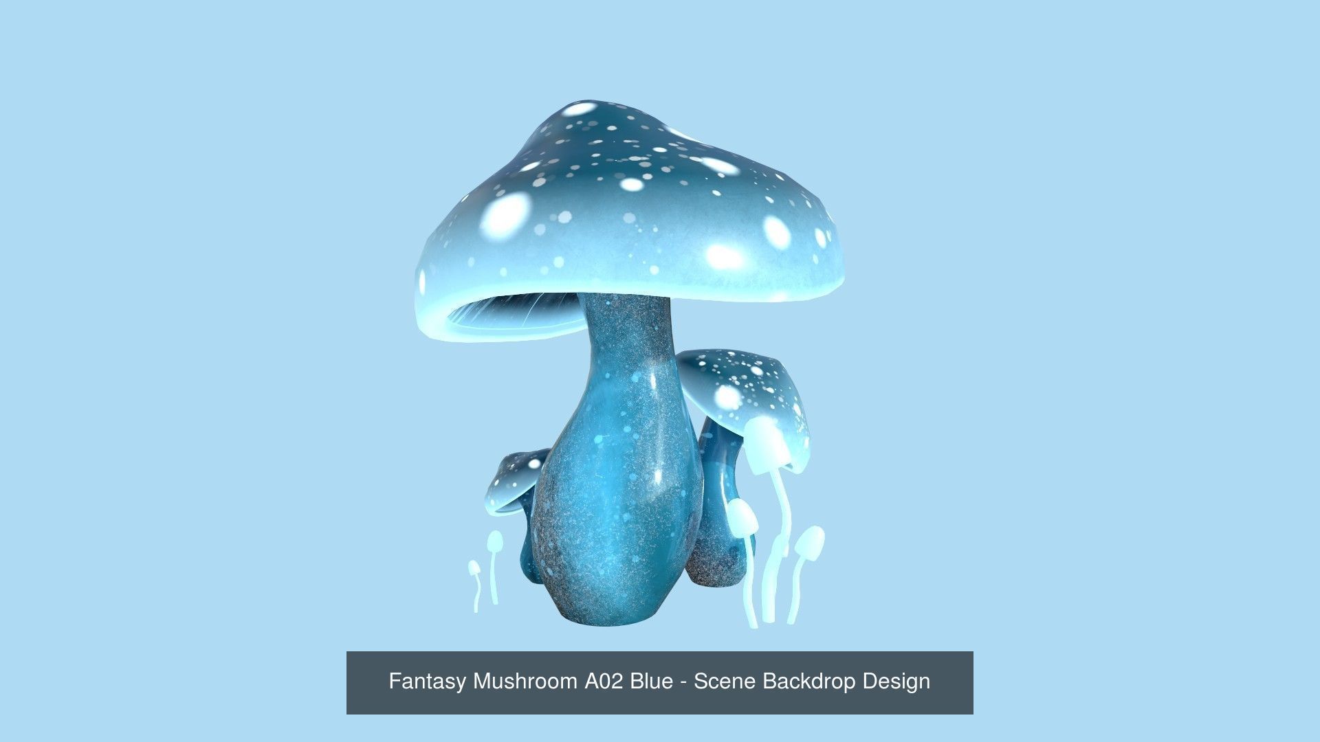 10 Fantasy Mushroom A Collection - Scene Backdrop Design _2