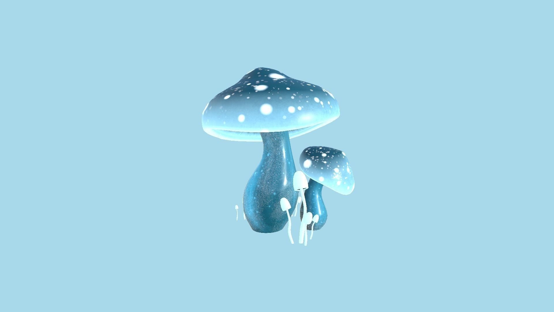 10 Fantasy Mushroom A Collection - Scene Backdrop Design _30