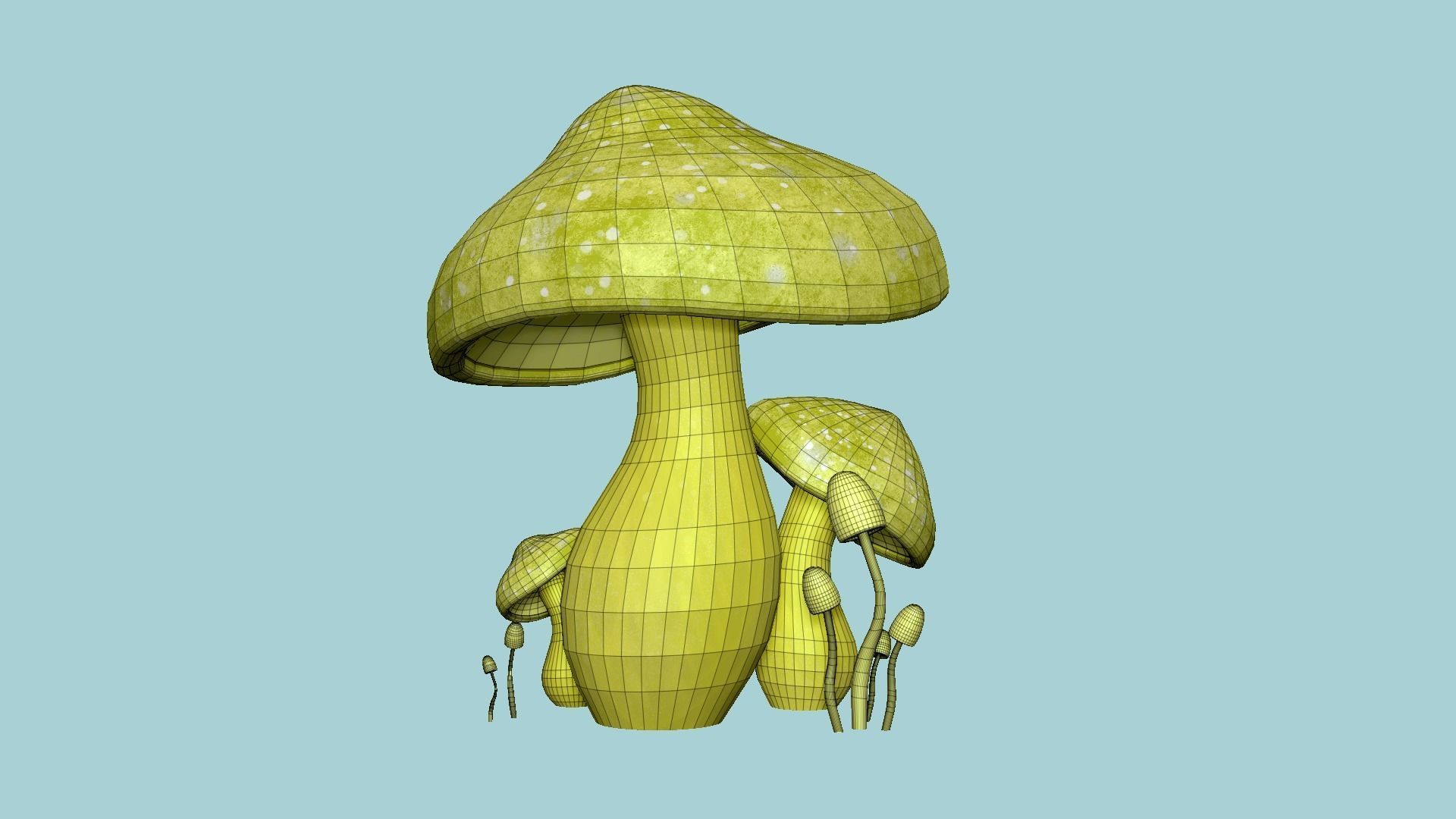 10 Fantasy Mushroom A Collection - Scene Backdrop Design _78