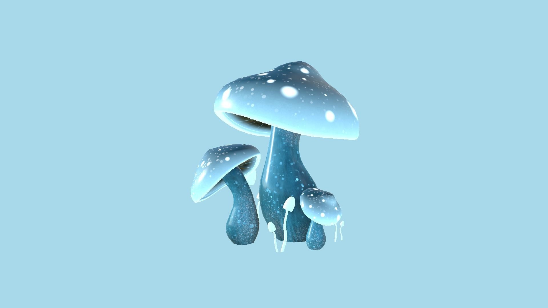 10 Fantasy Mushroom A Collection - Scene Backdrop Design _28