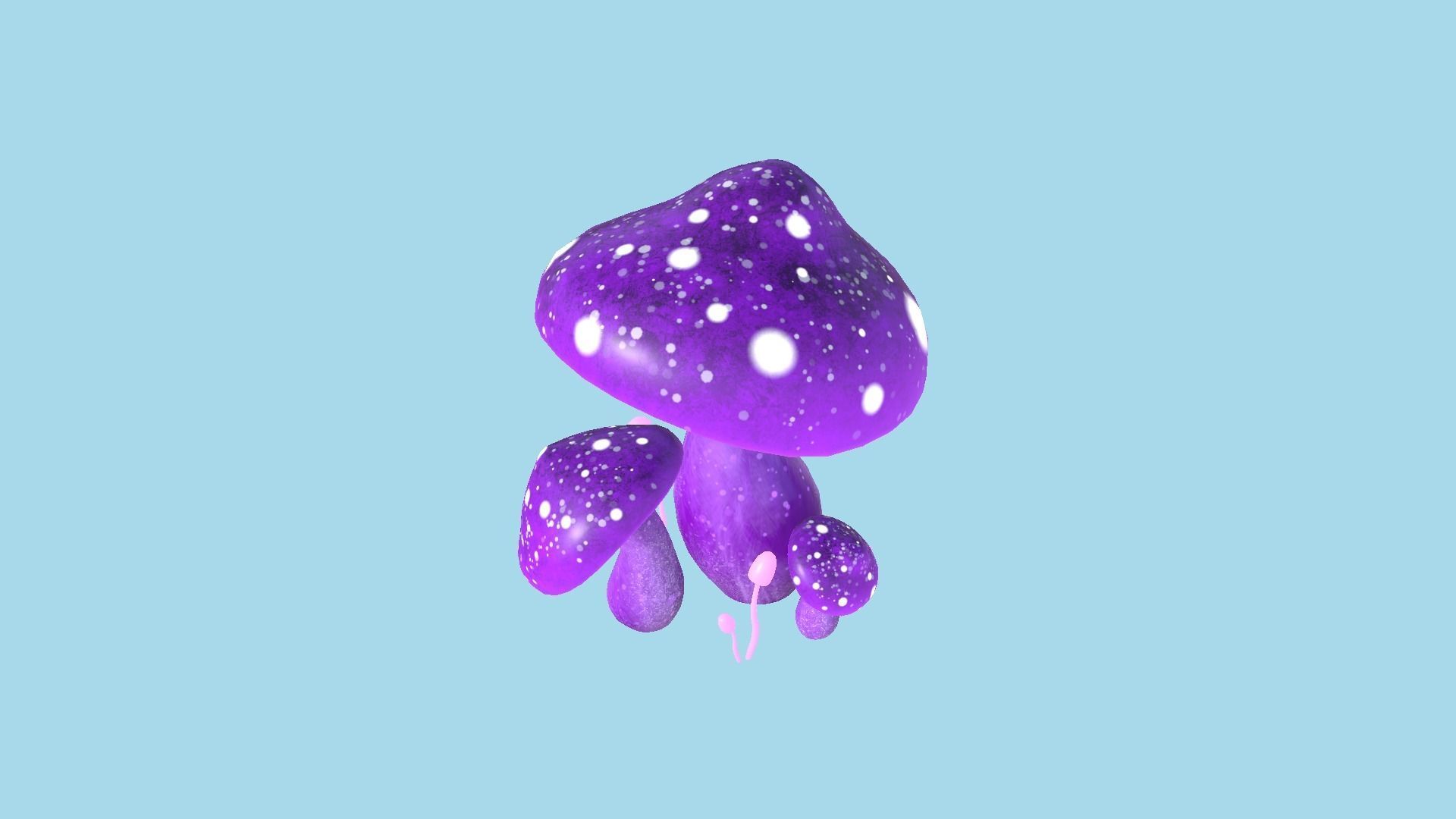 10 Fantasy Mushroom A Collection - Scene Backdrop Design _58