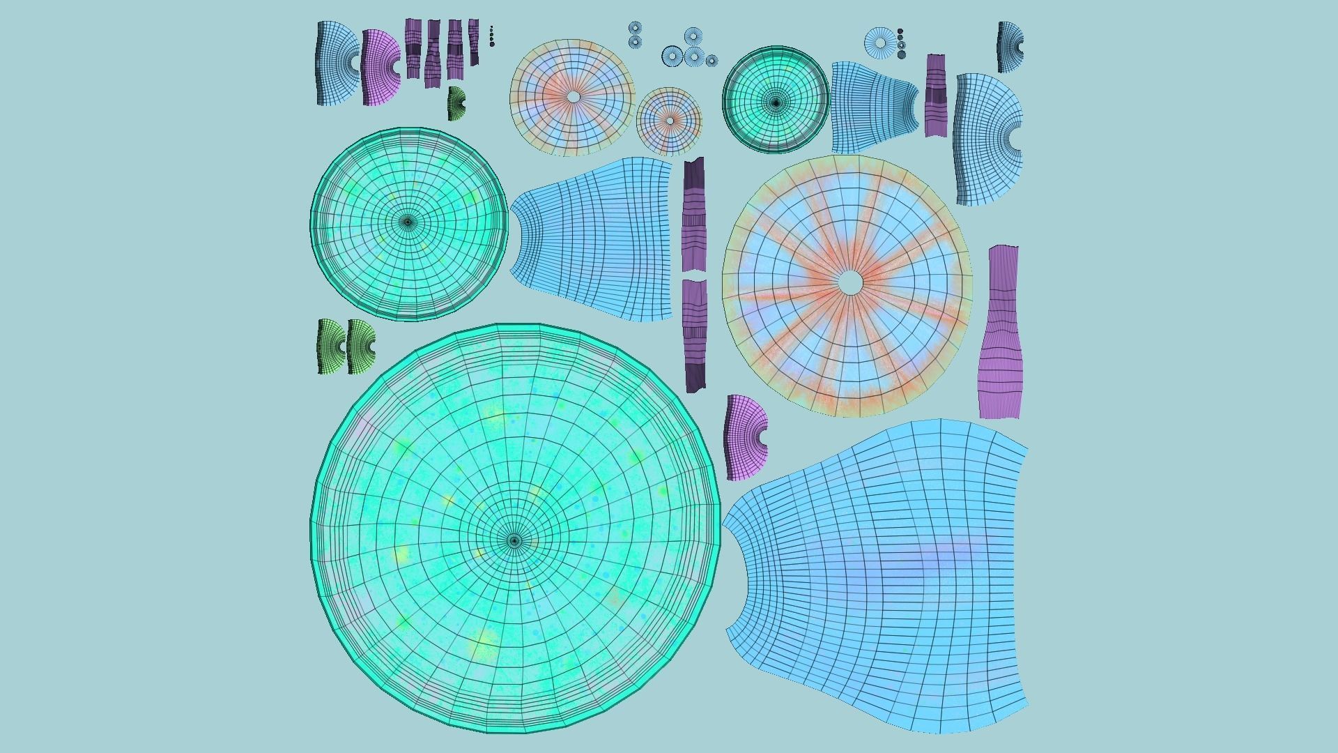 10 Fantasy Mushroom A Collection - Scene Backdrop Design _63