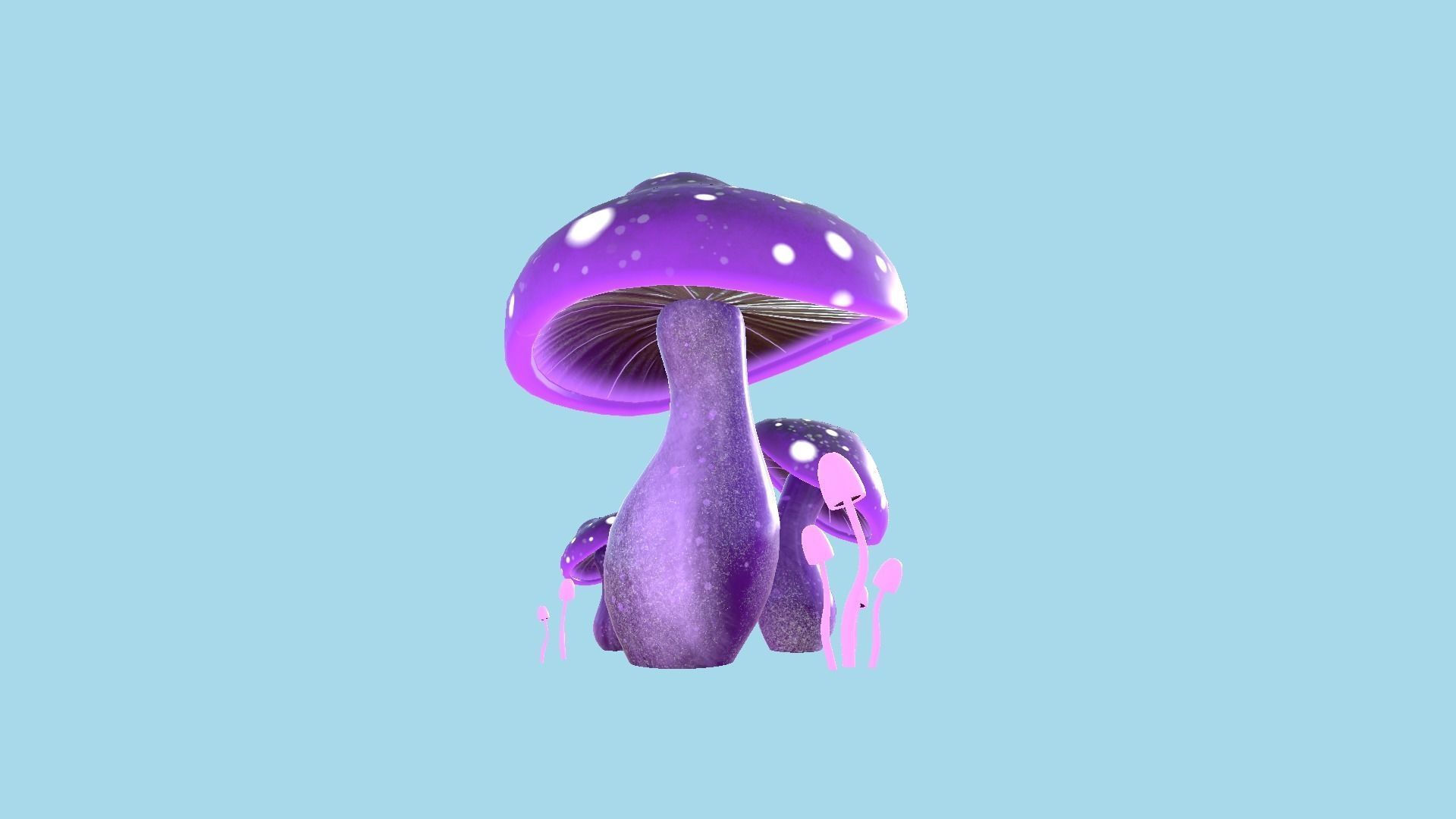 10 Fantasy Mushroom A Collection - Scene Backdrop Design _55