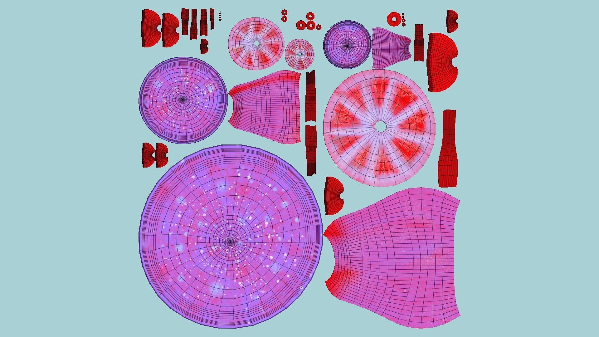 10 Fantasy Mushroom A Collection - Scene Backdrop Design _69