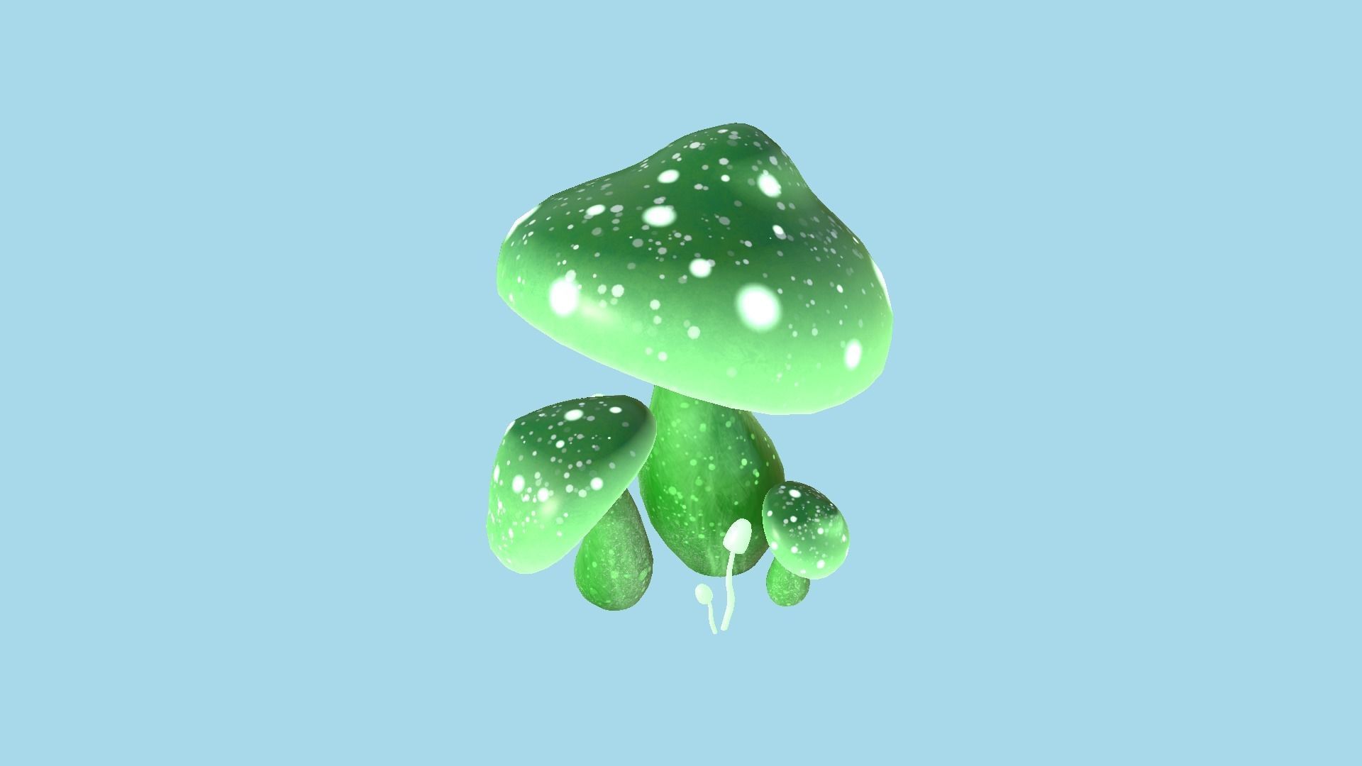 10 Fantasy Mushroom A Collection - Scene Backdrop Design _61