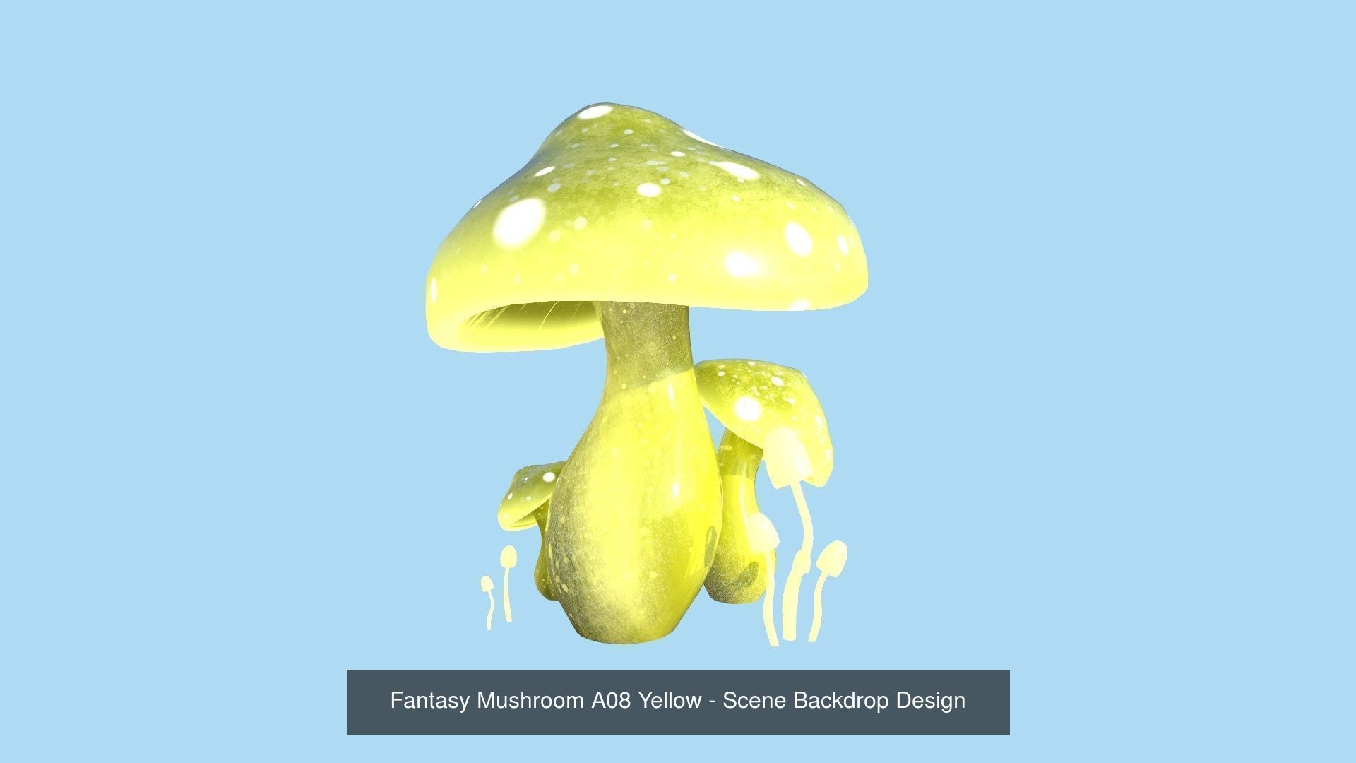 10 Fantasy Mushroom A Collection - Scene Backdrop Design _8