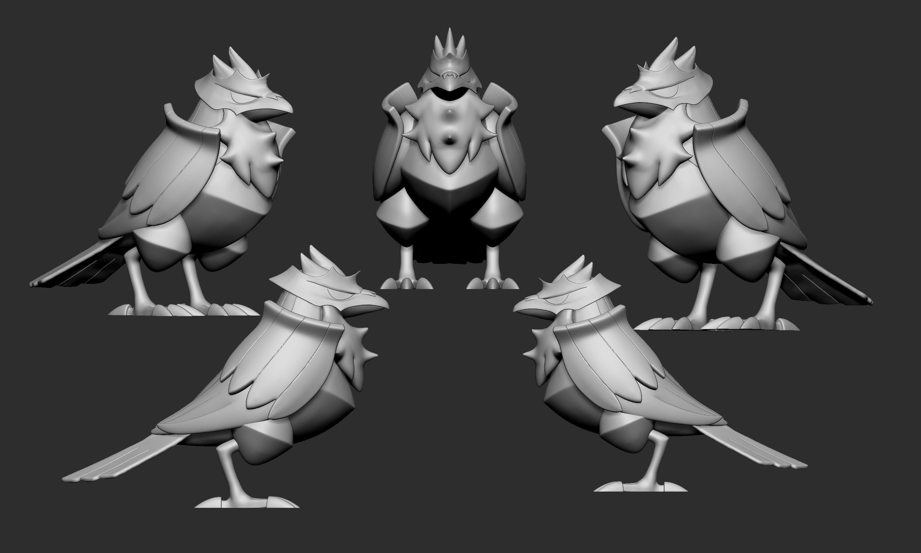 Pokemon - Corviknight 3D print model_5