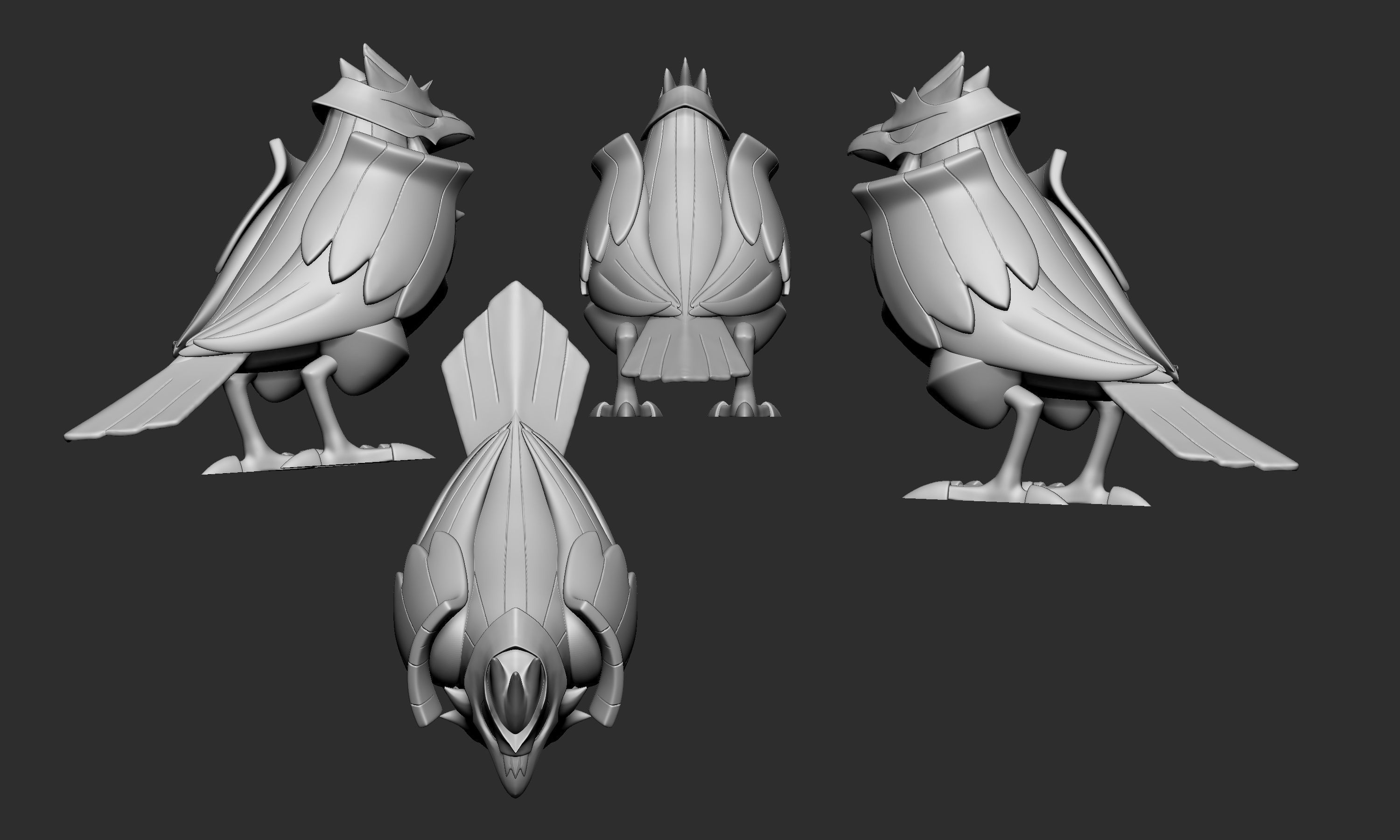 Pokemon - Corviknight 3D print model_6
