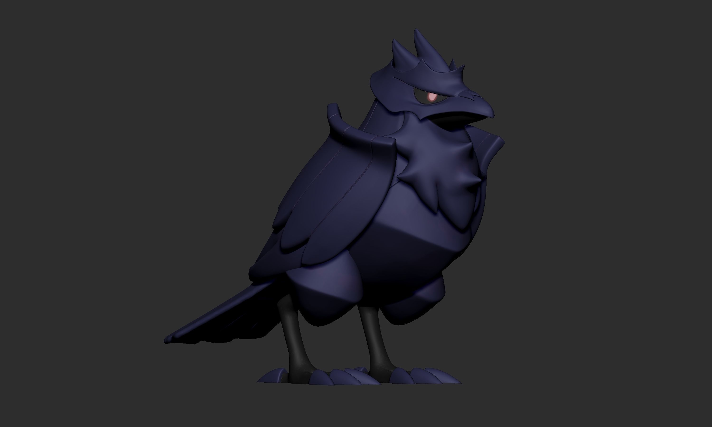 Pokemon - Rookidee Corvisquire and Corviknight 3D print model_20